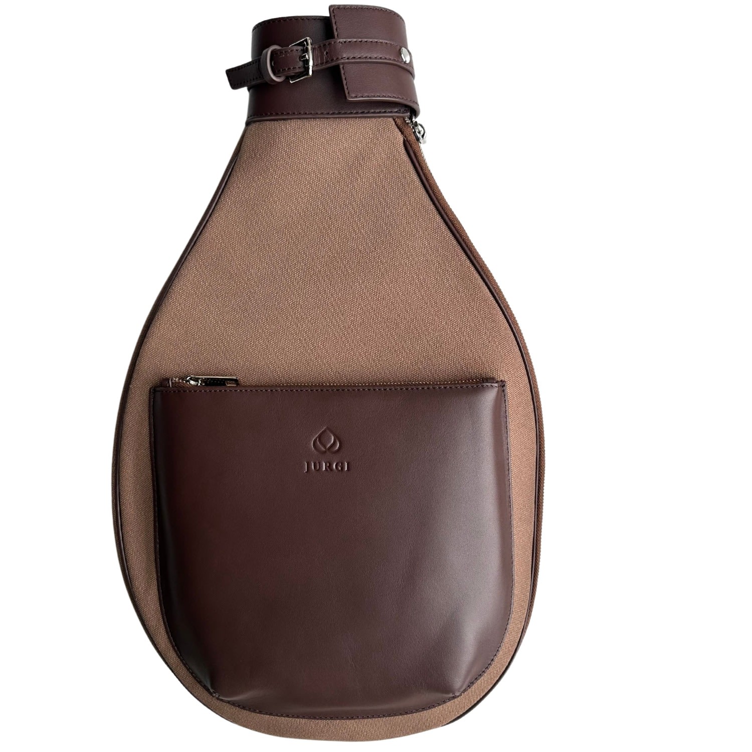 Women’s Brown Canvas & Leather Tennis Racket Bag Jurgi