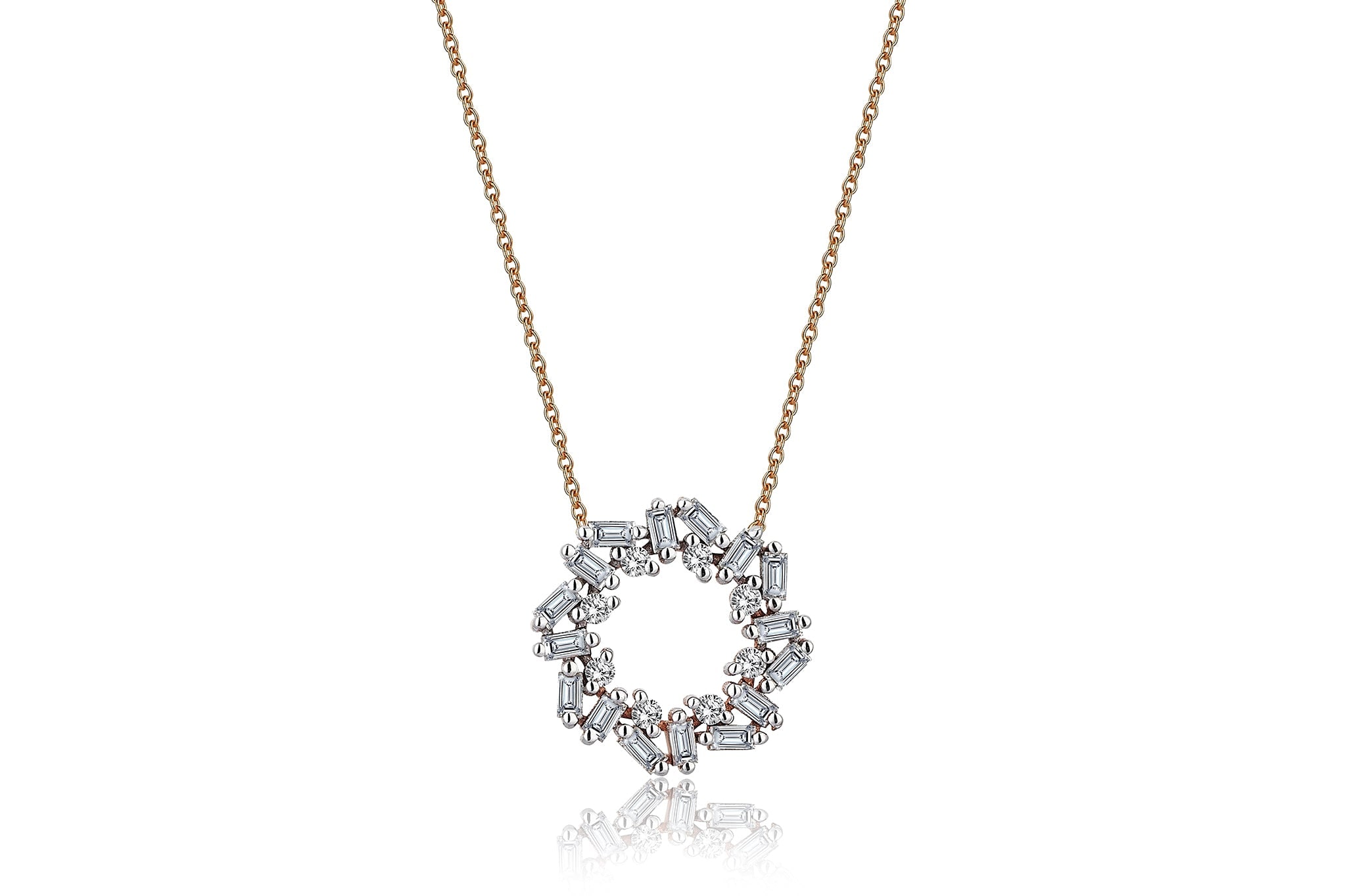 Reis Jewellery Women's Rose Gold Feraye Necklace