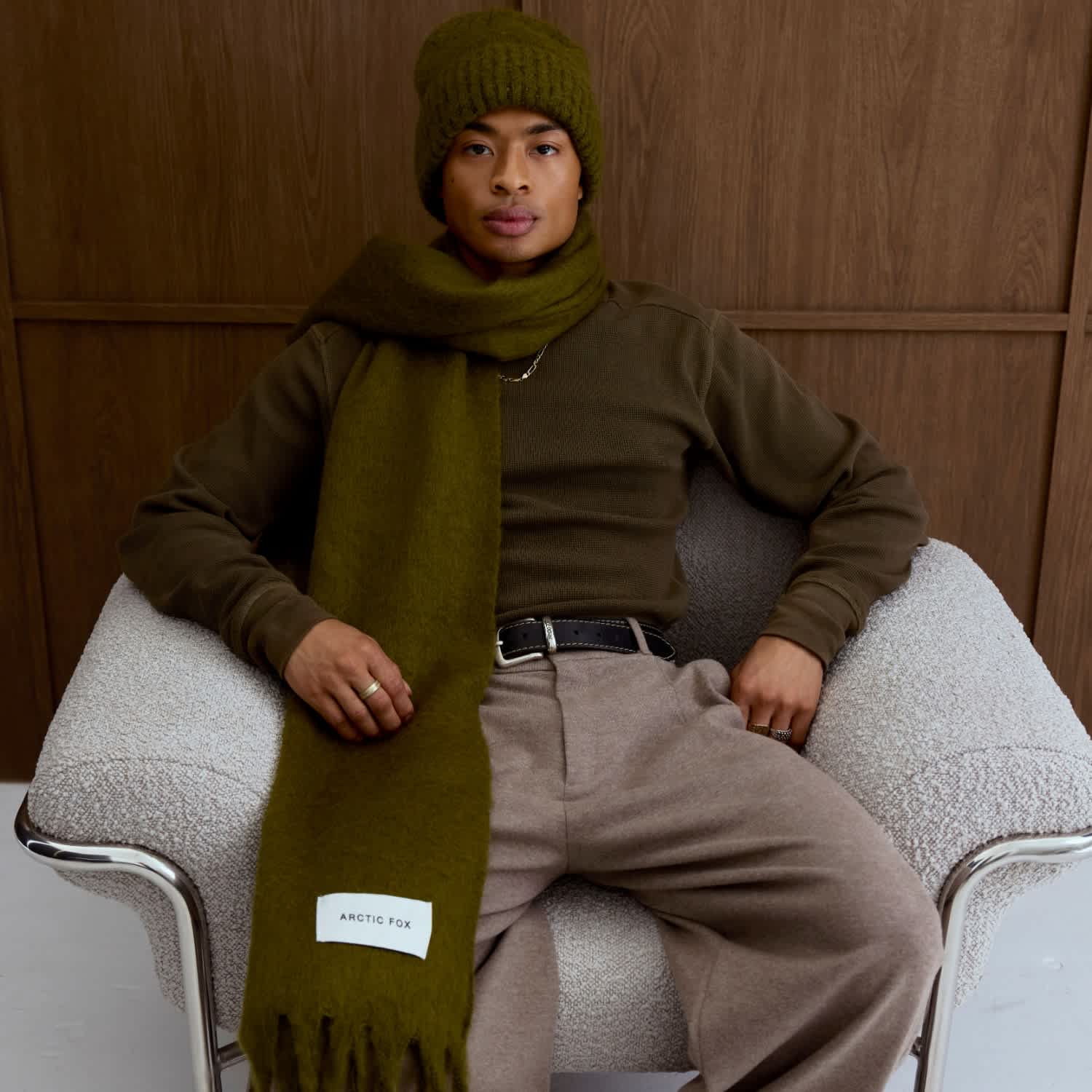 The Reykjavik Beanie - Sea Kelp Green | Arctic Fox & Co. | Wolf