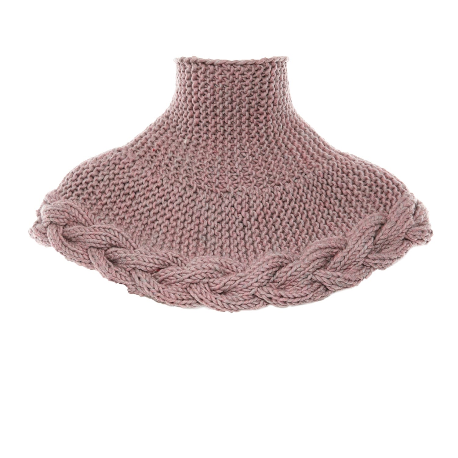 Noria Anis Women's Wisteria Merino Wool Turtleneck In Soft Pink In Pink