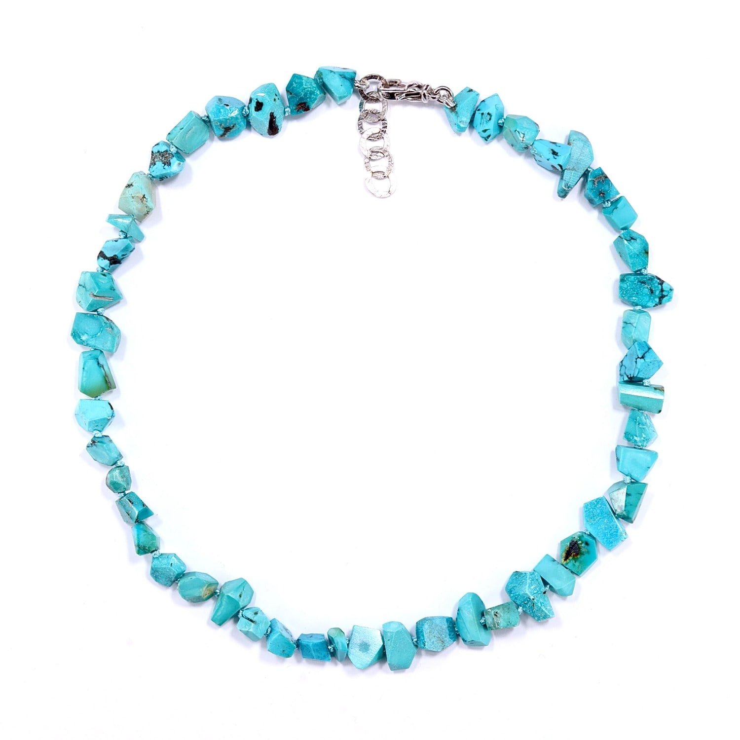 Mineralgems ✩ Studio Women's Blue Arizona Turquoise Necklace - Slim Line In Blue