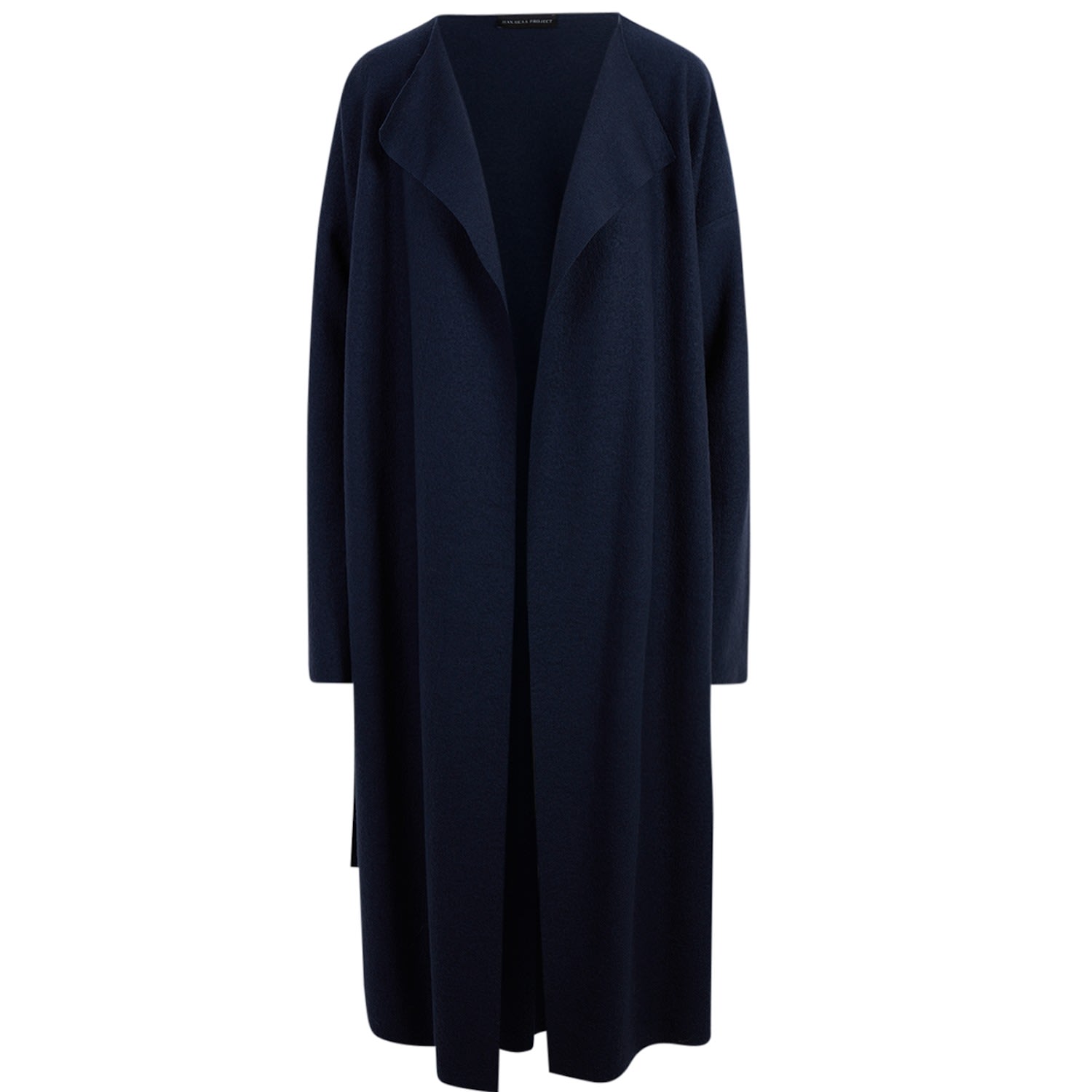 Manakaa Project Women's Light Wool Coat - Blue In Blue