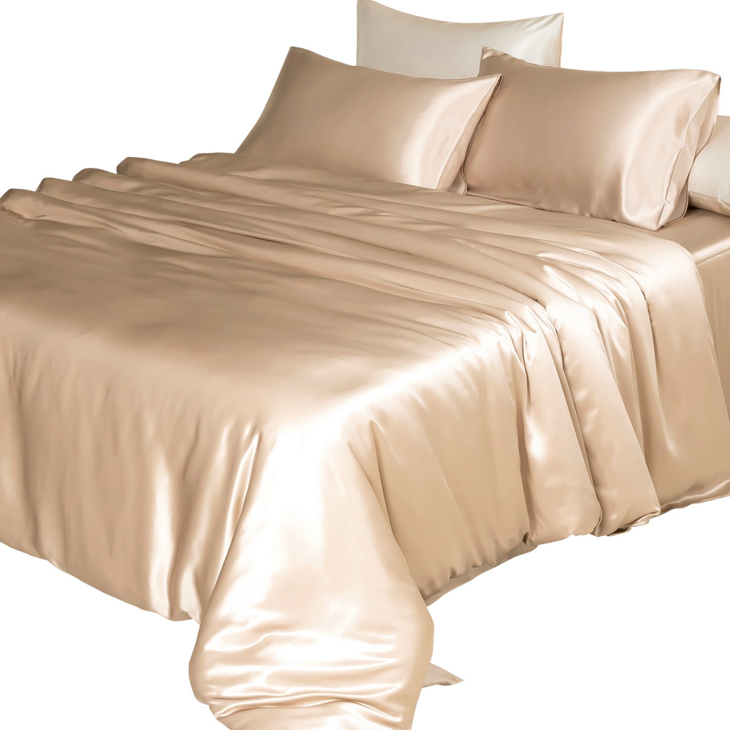 Neutrals Pure Mulberry Silk - Duvet Cover - King Size - Beige Us King Soft Strokes Silk