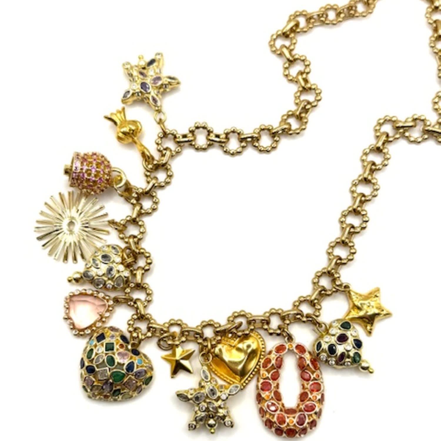 Women's Gold Oh La La  Amour Necklace | Achala Handcrafted