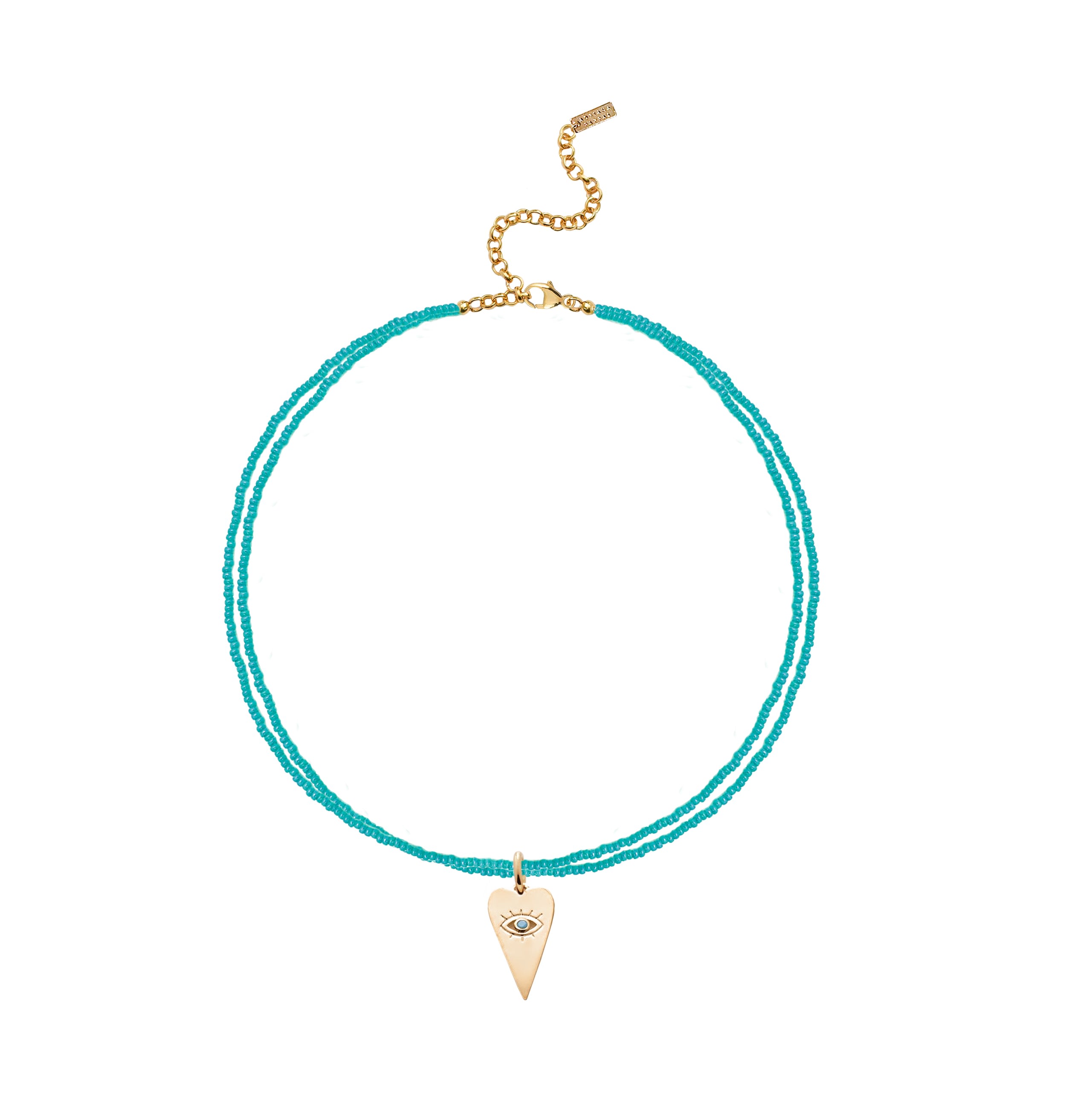 Adriana Pappas Designs Women's Evil Eye Choker In Yellow
