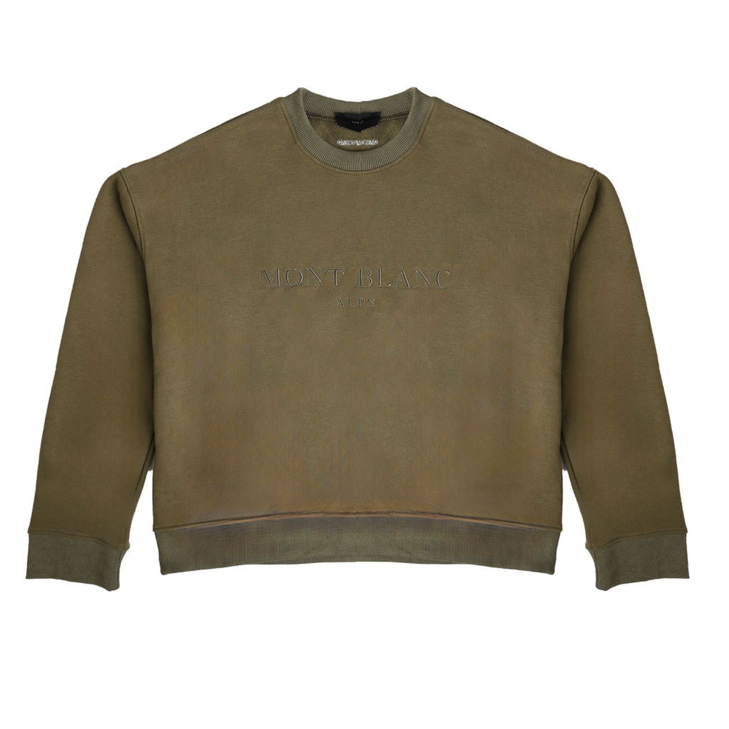 Rave On Trend Women's Green Classic Crew - Mont Blanc In Green