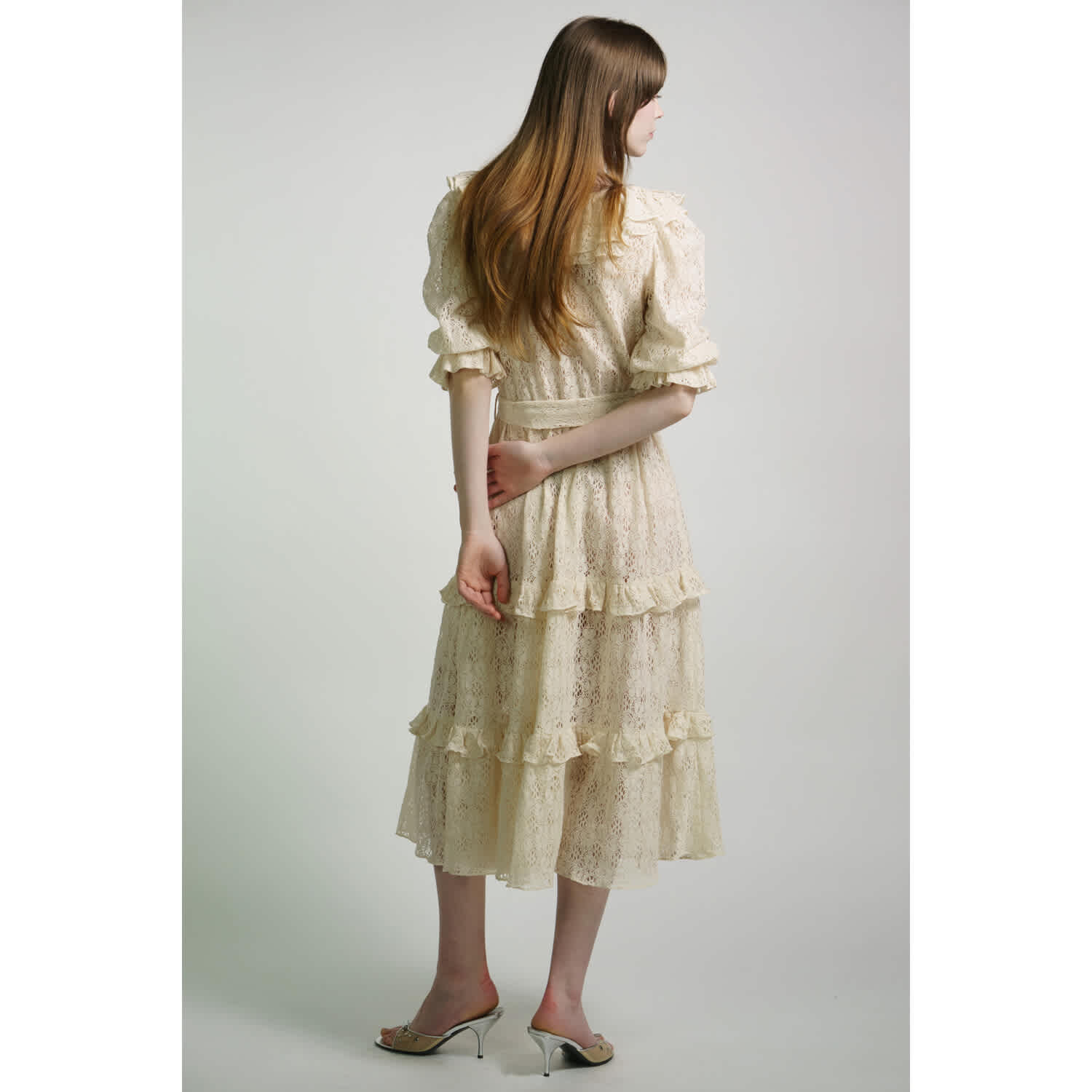 knee-length dresses for women Luxury Red and Gold Silk Knee-Length Dress