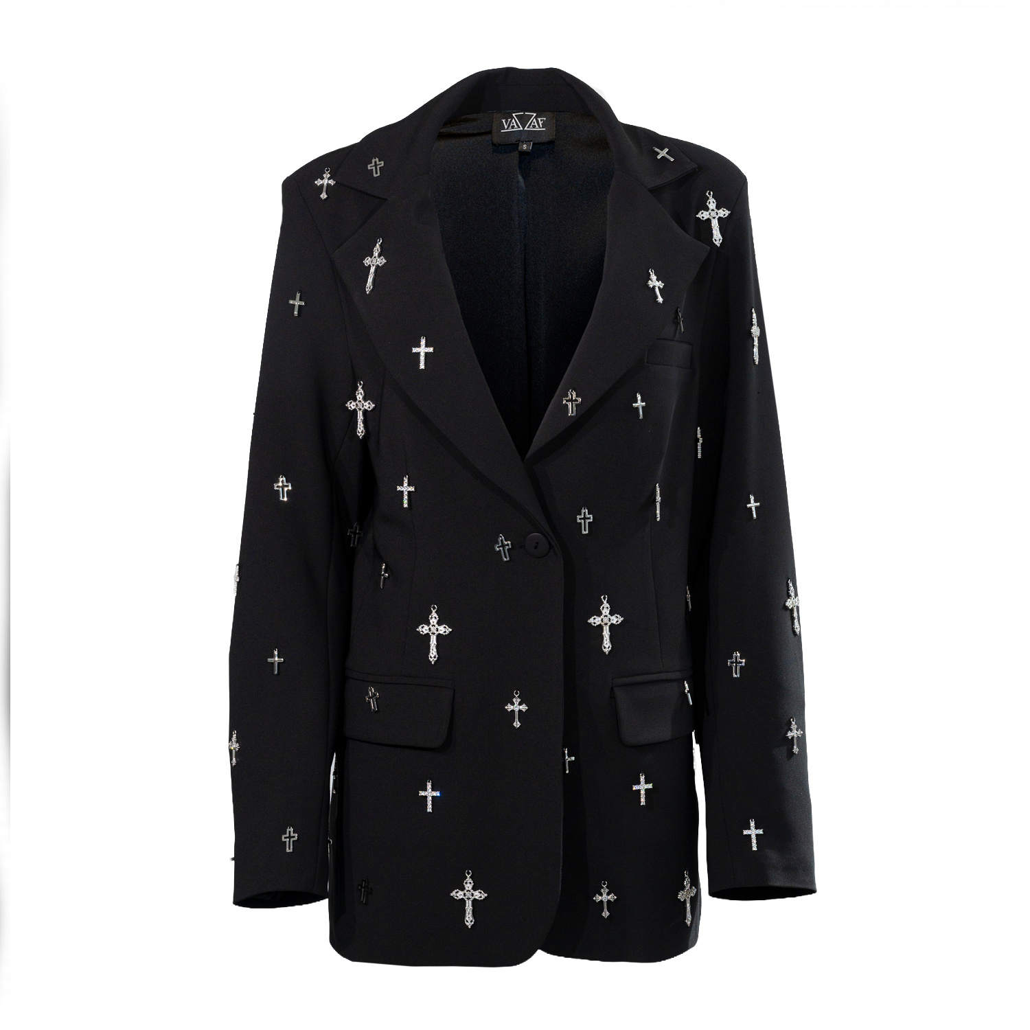 Vazaf Women's Black Saint Blazer