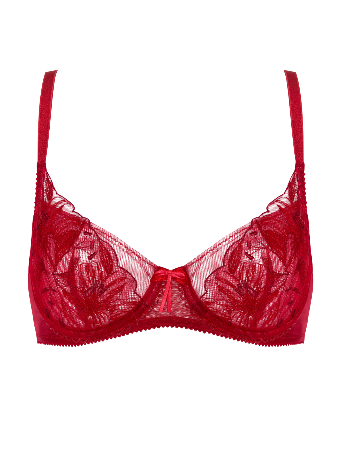 Bonbon Lingerie Women's Glory Underwired Bra In Red