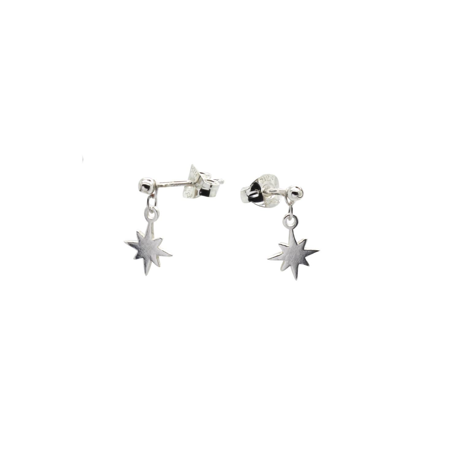 stud drop earrings