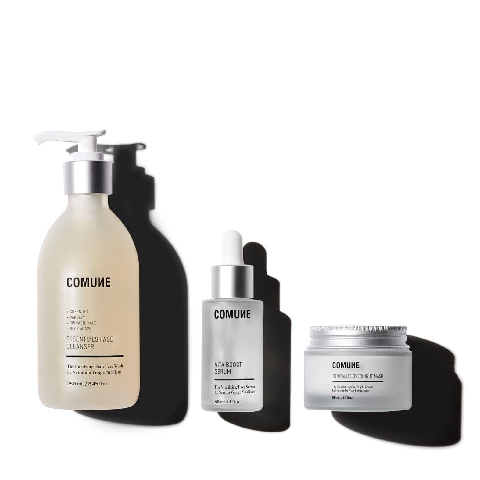 Comune White Renew Nightly Care Trio In White