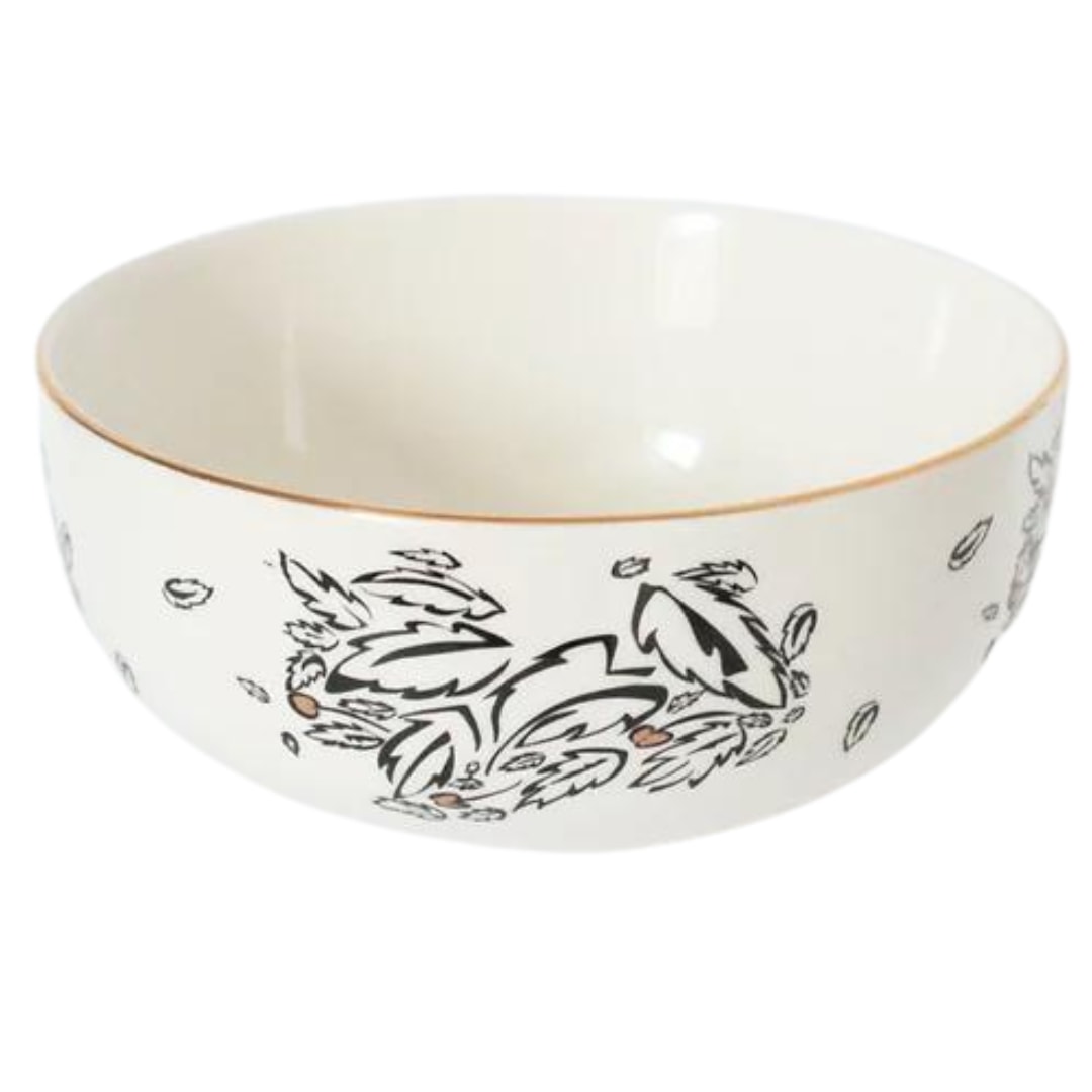 Black Cheshire Bowl Set Of 4 With Giftbox One Size Milly Sands