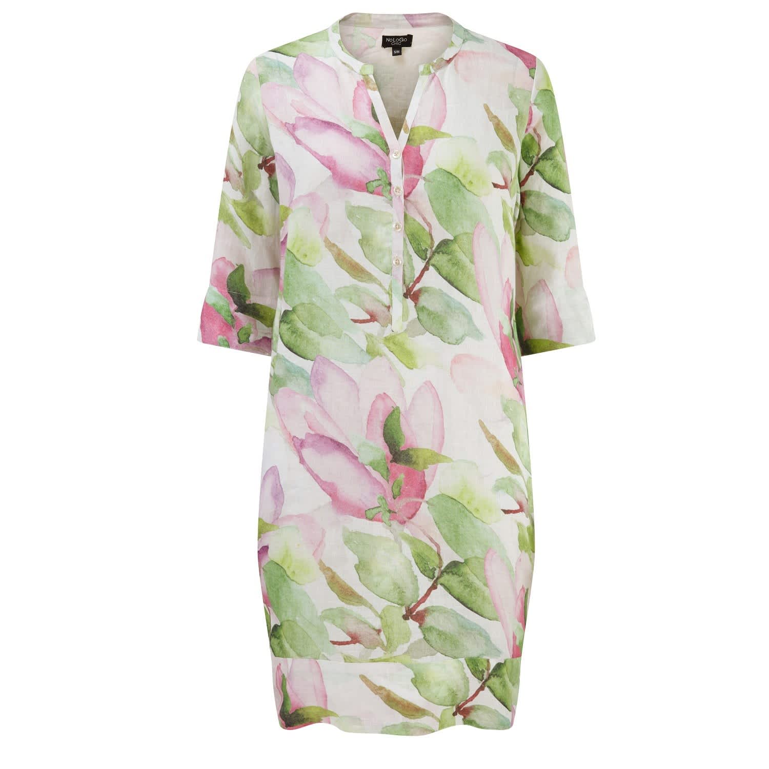 flower tunic dress