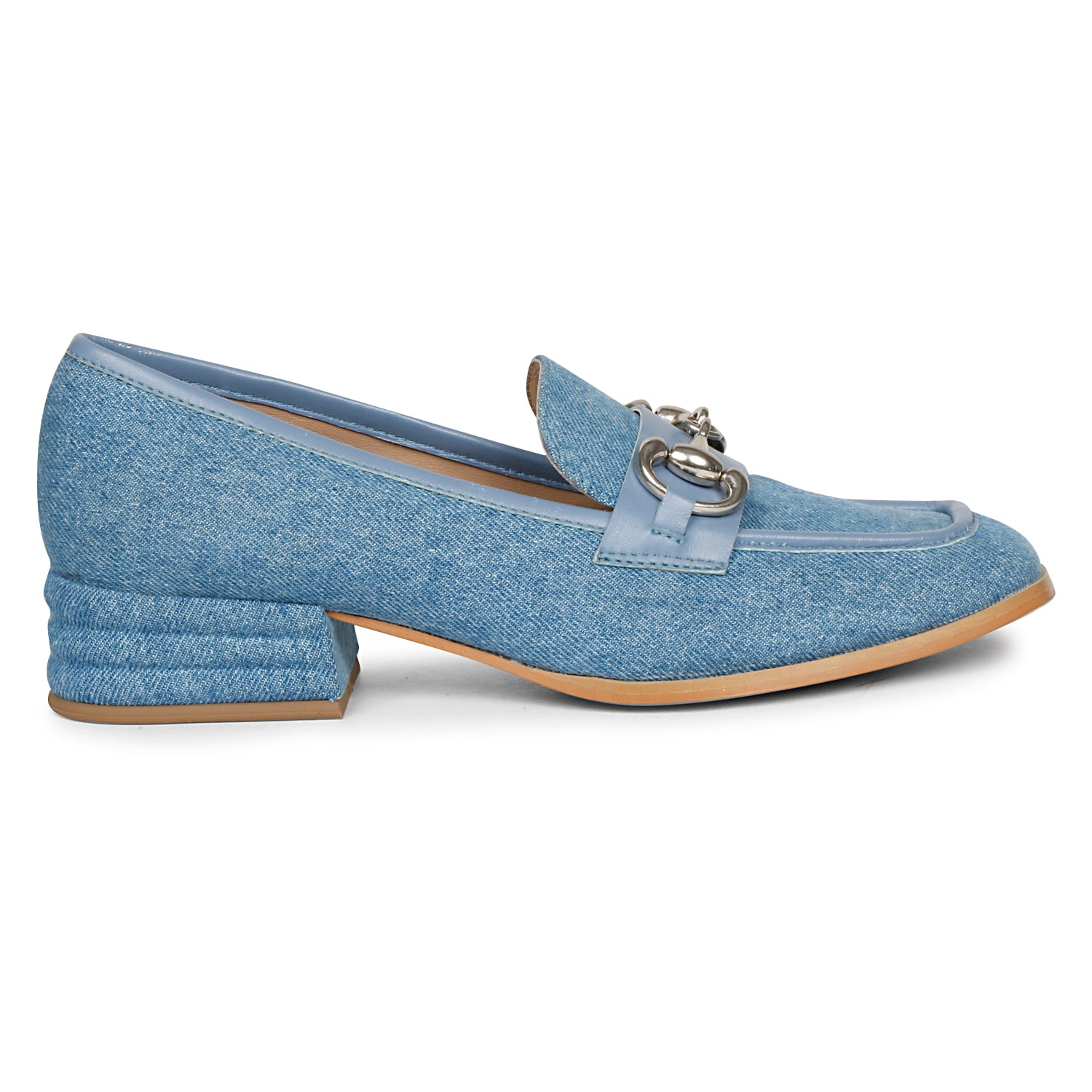 Saint G Jacqueline Bit Loafer In Blue
