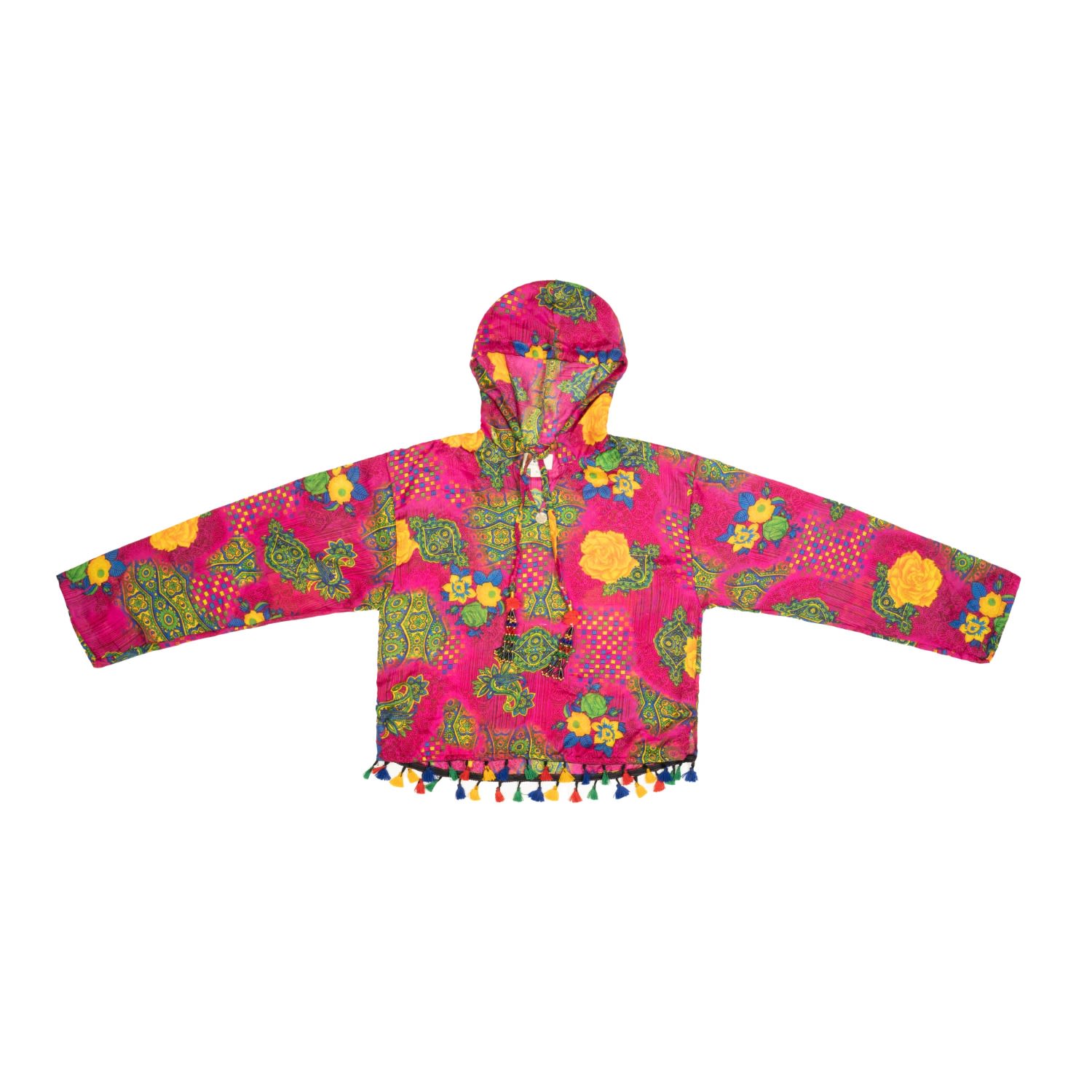 Collected Xx Women's Pink / Purple Bougainvillea Summer Hoodie In Pink/purple