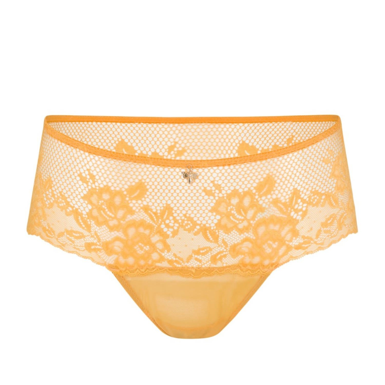 Empress Mimi Women's Queen Bee Gold Lace Cheeky Panty