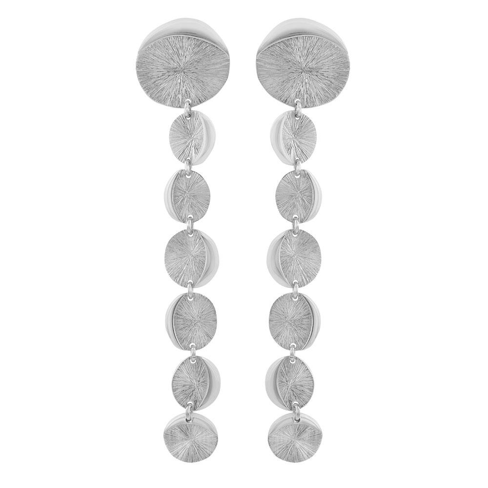 Sophie Simone Designs Women's Earrings Estella - Silver In Silver