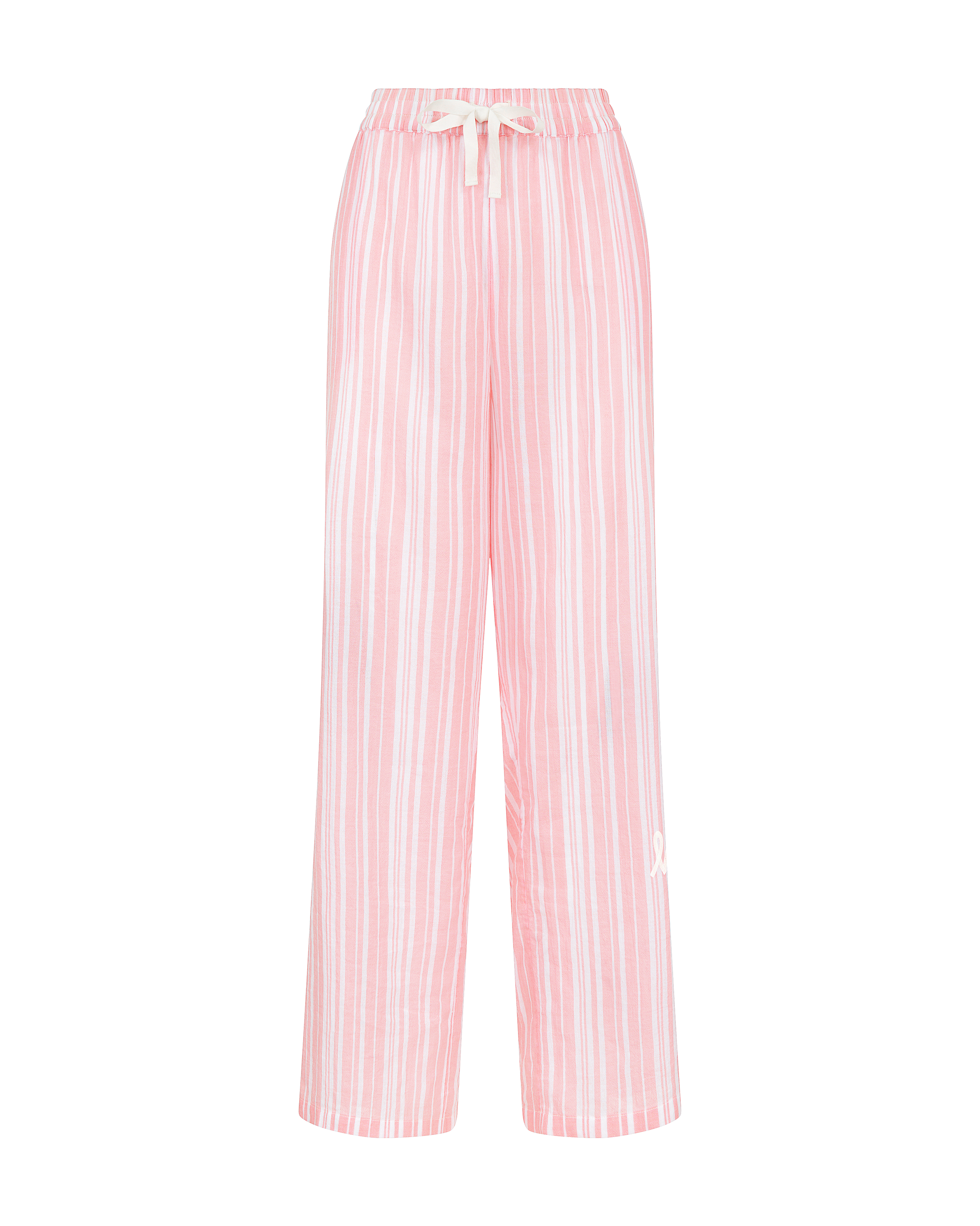 Nudea Women's Pink / Purple The Classic Trouser - Fondant Pink Stripe