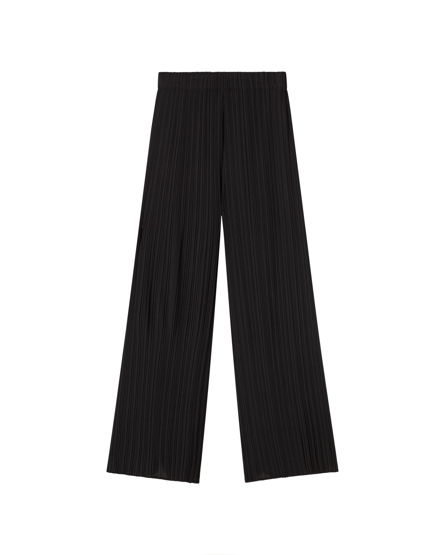 Thinking Mu Women's Black Pleated Maro Pants In Black