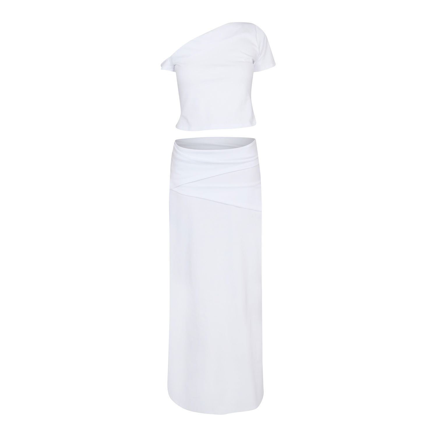 Enxhaline White Nia Skirt Set