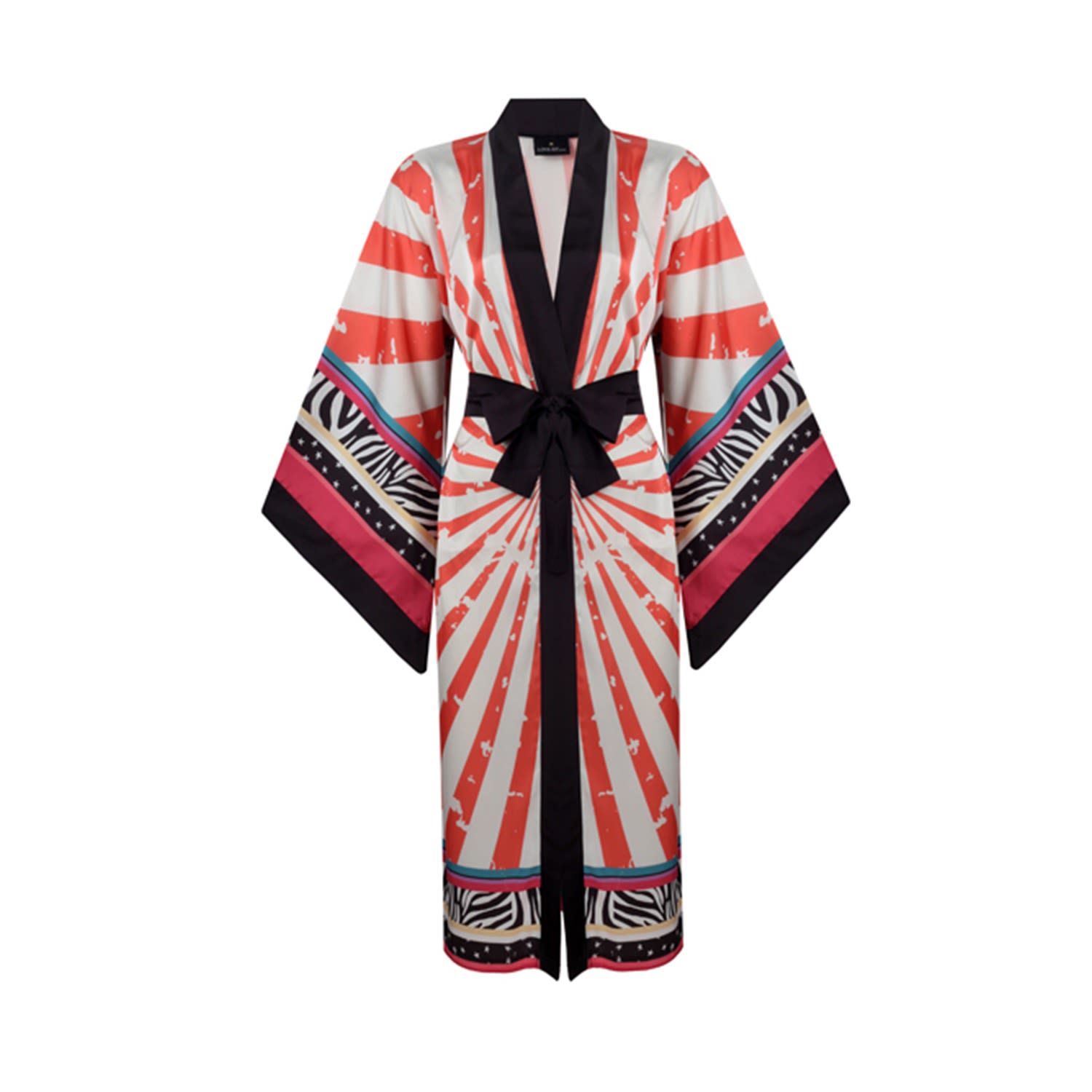Loveist Store Women's Jordi Kimono In Orange/red