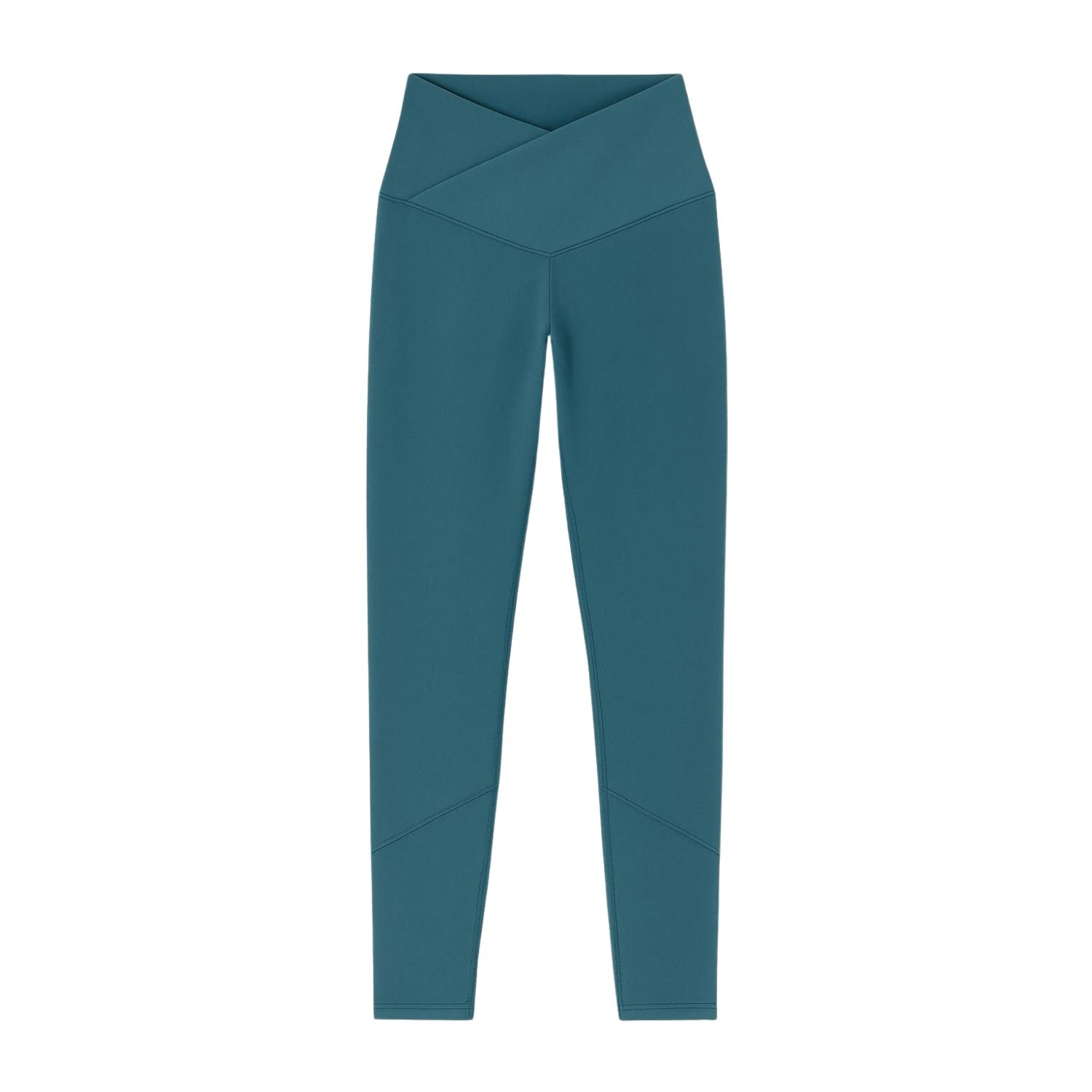 Yorstruly Women's Green Riser Legging - Lagoon In Blue