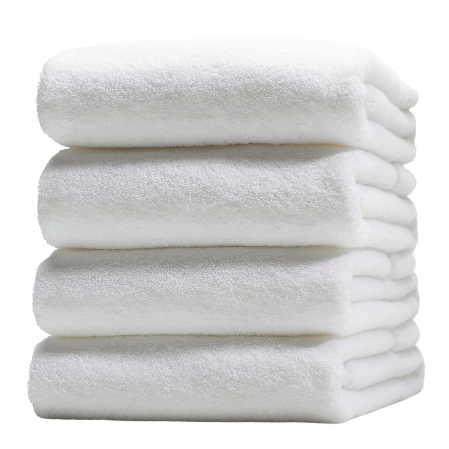 London & Avalon White Signature Luxurious & Fluffy Bath Sheet