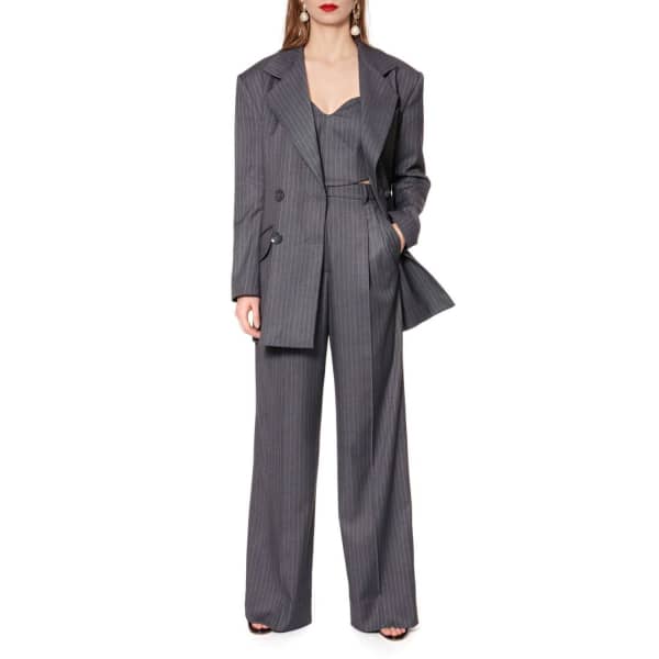 Aggi By Halewski Tiffany Downtown Grey Blazer