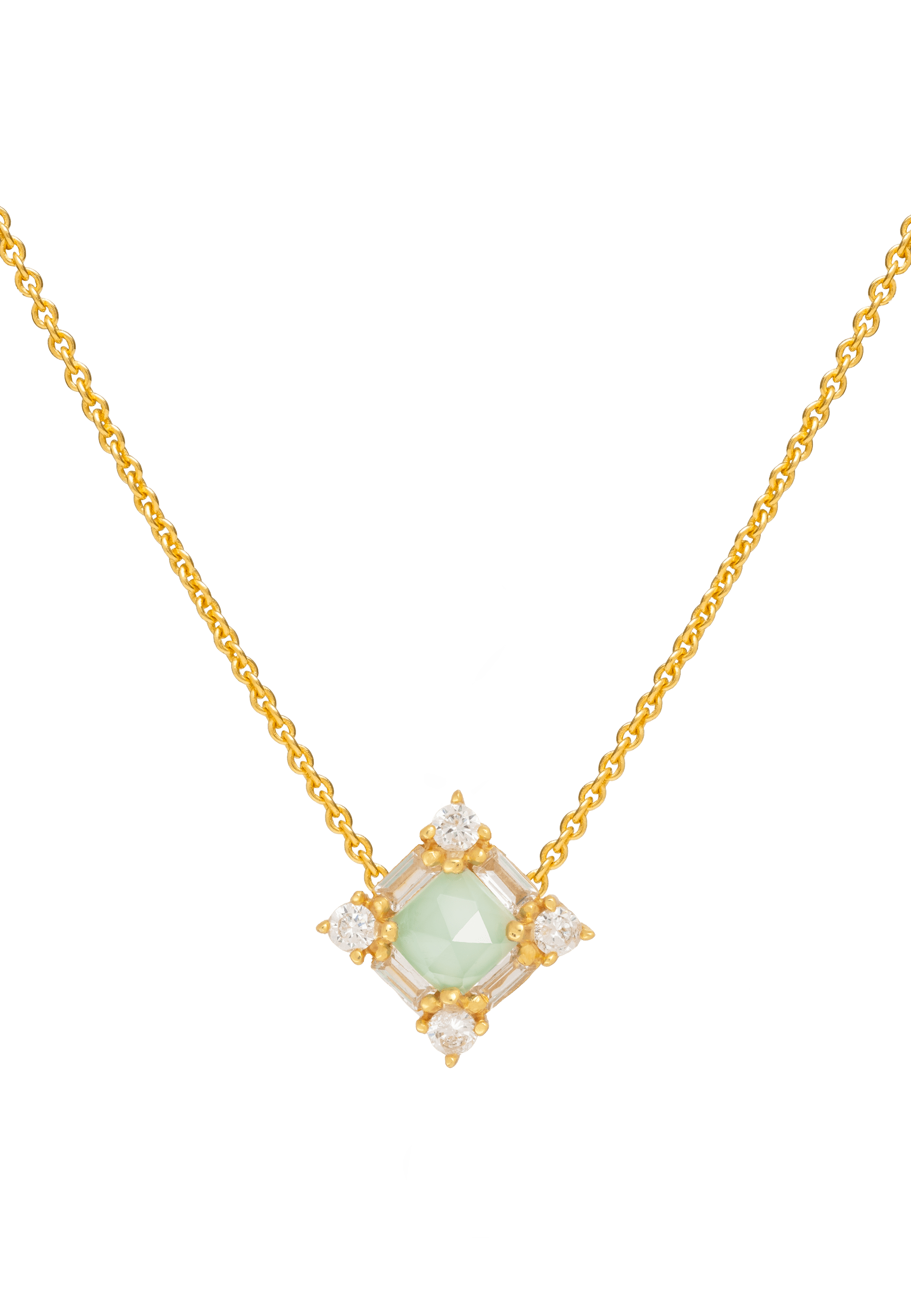 Lavani Jewels Women's Blue / Gold Aquamarine Polaris Pendant Necklace Gold Plated In Gold
