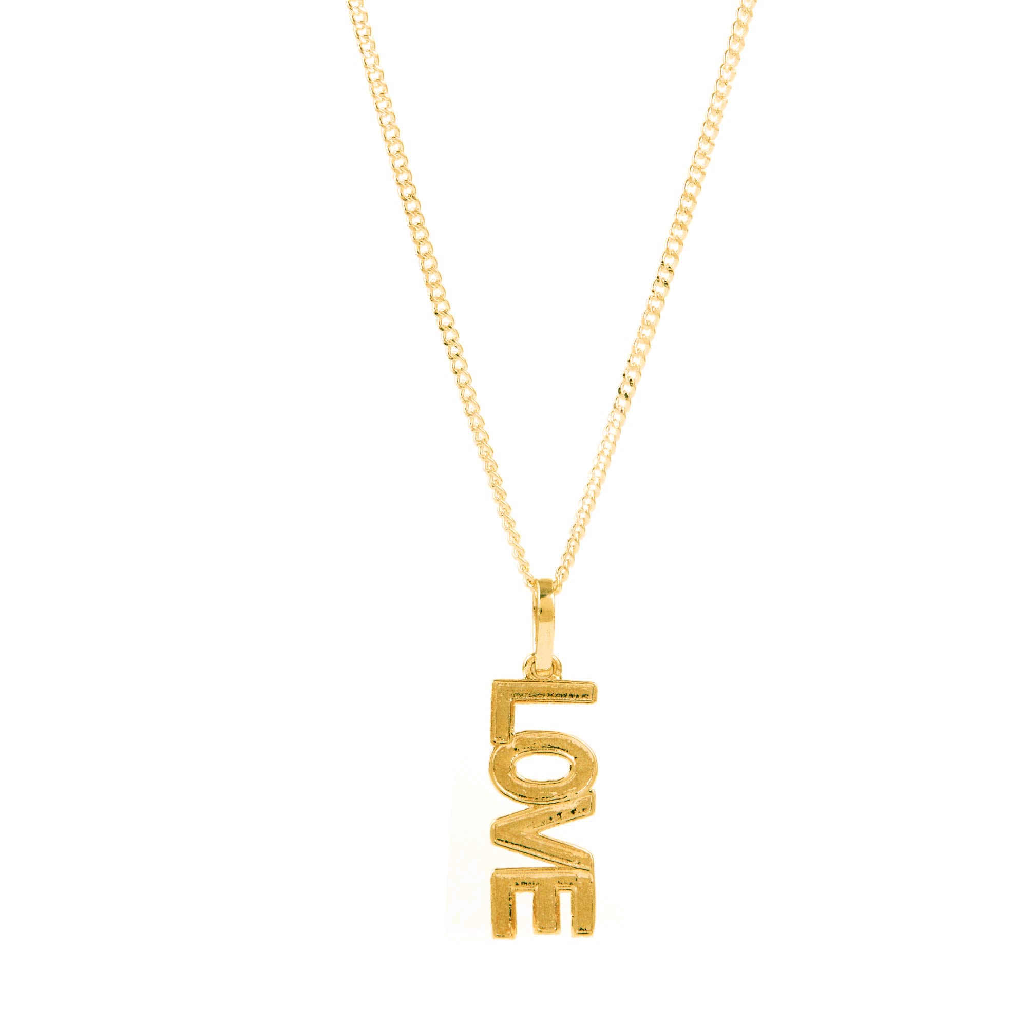 Charlotte's Web Jewellery Women's Love Rocks Gold Vermeil Pendant Necklace In Gold