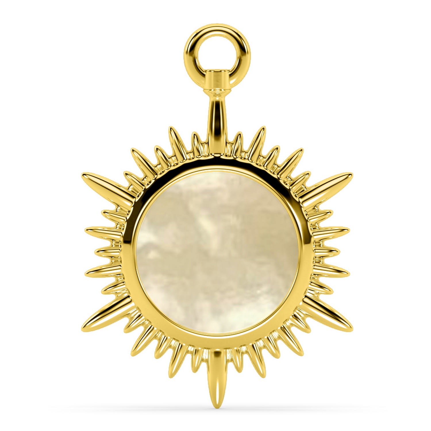 Women’s The Day Break Charm - Sun Charm - Gold Oni Fine Jewelry