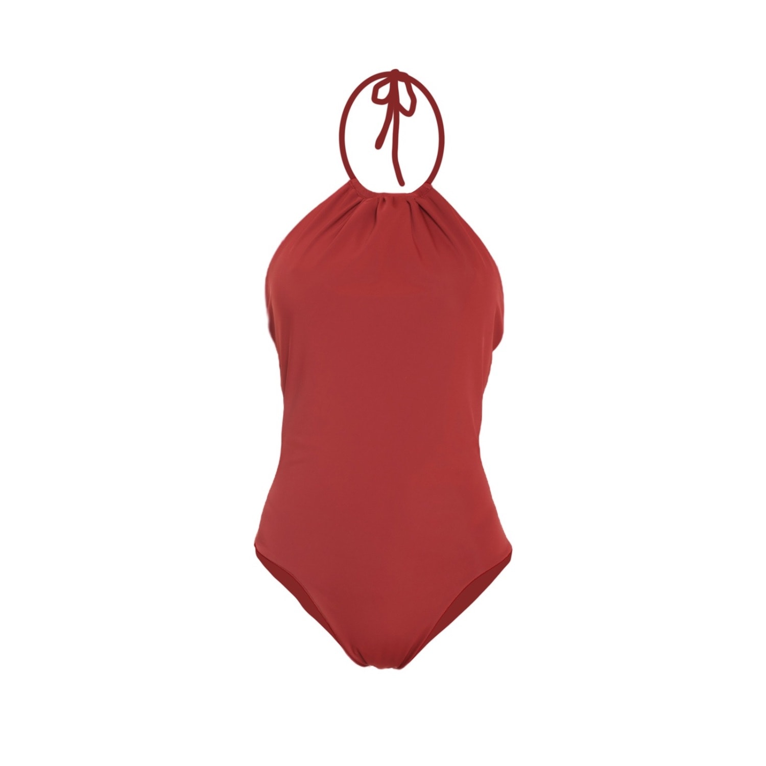 Rêve De Rive Women's Salomi Bordeaux Red One Piece In Red