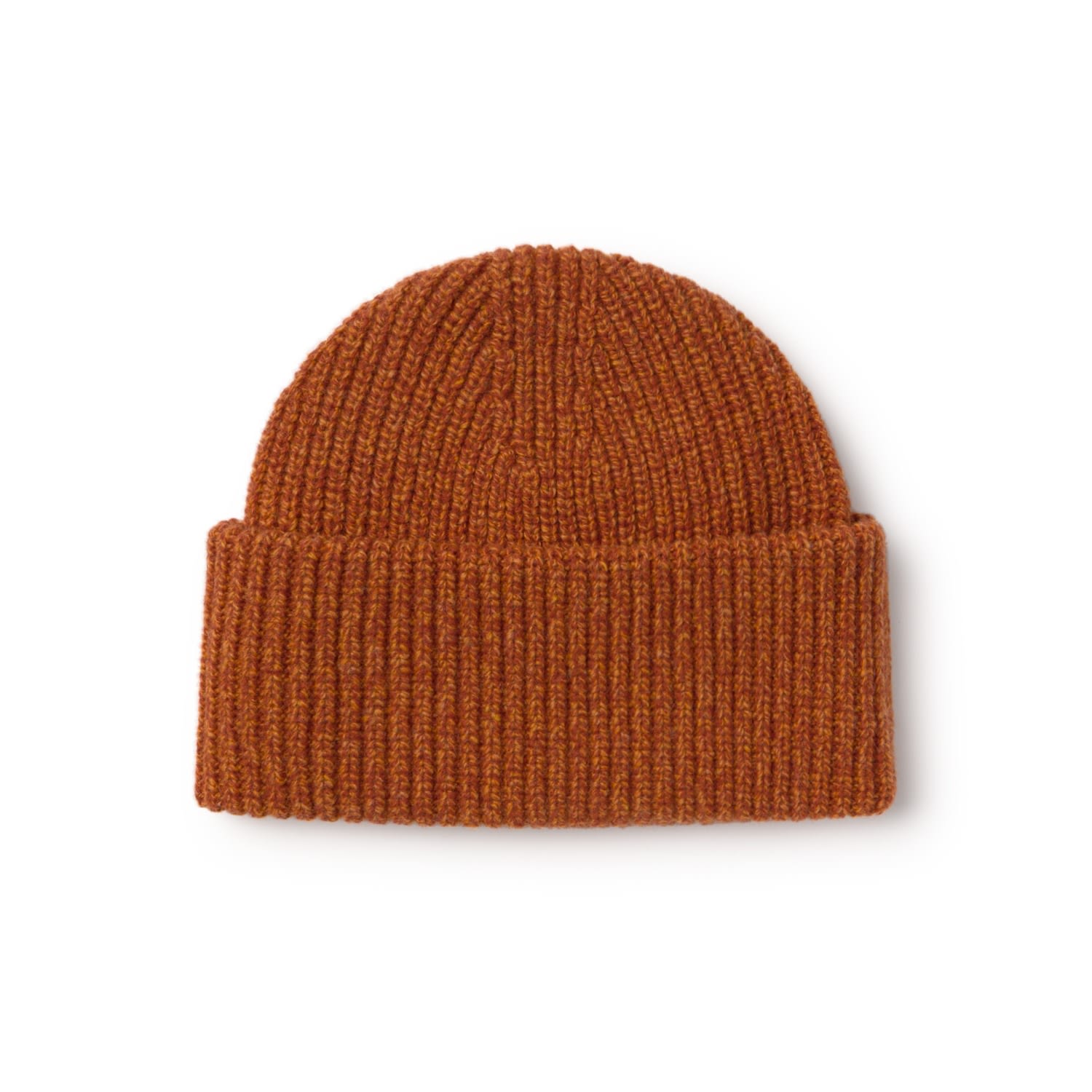 Thinking Mu Women's Orange Wool Ruby Beanie In Brown