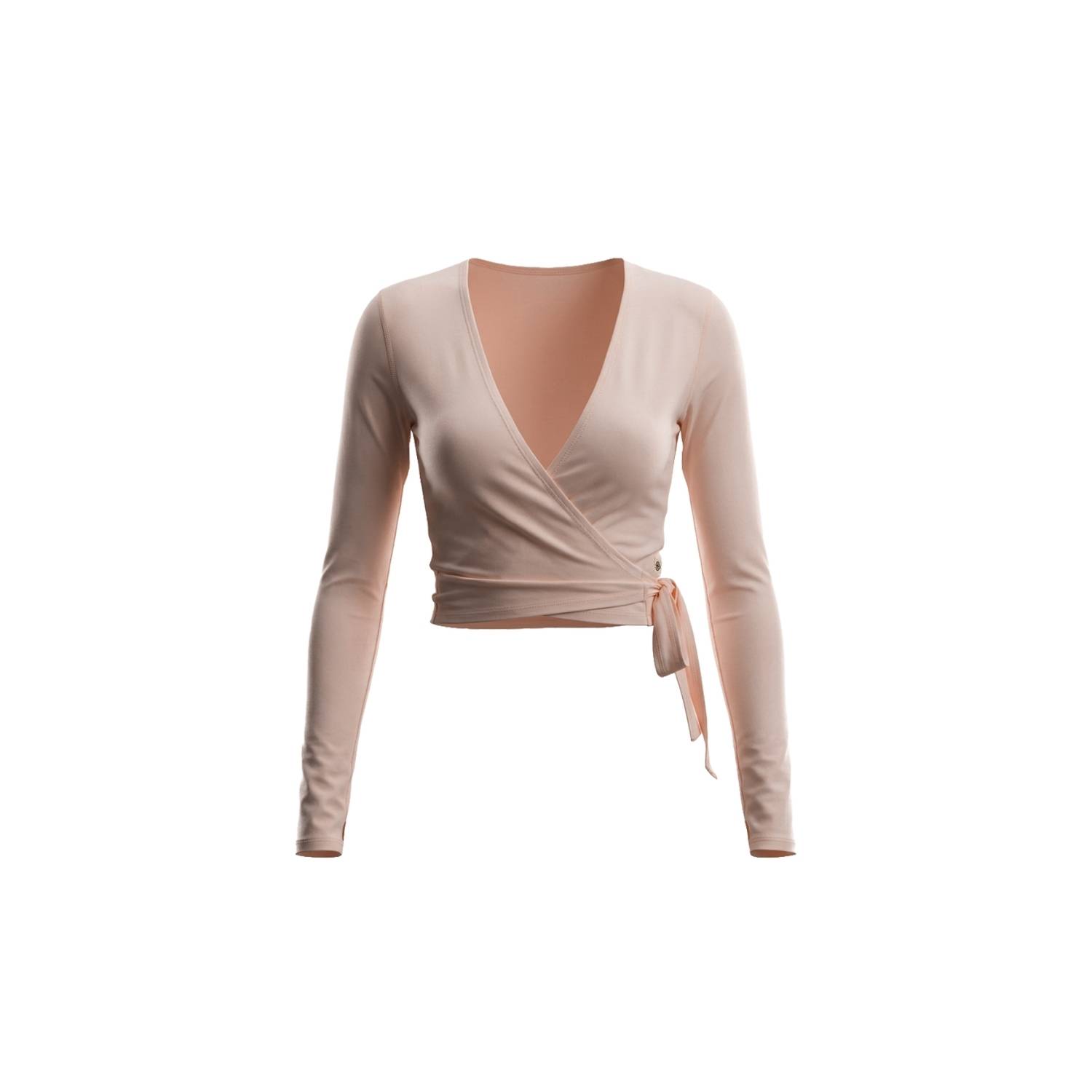 Be Athletica Women's Pink The Ultimate Ballet Wrap-top - Mauve