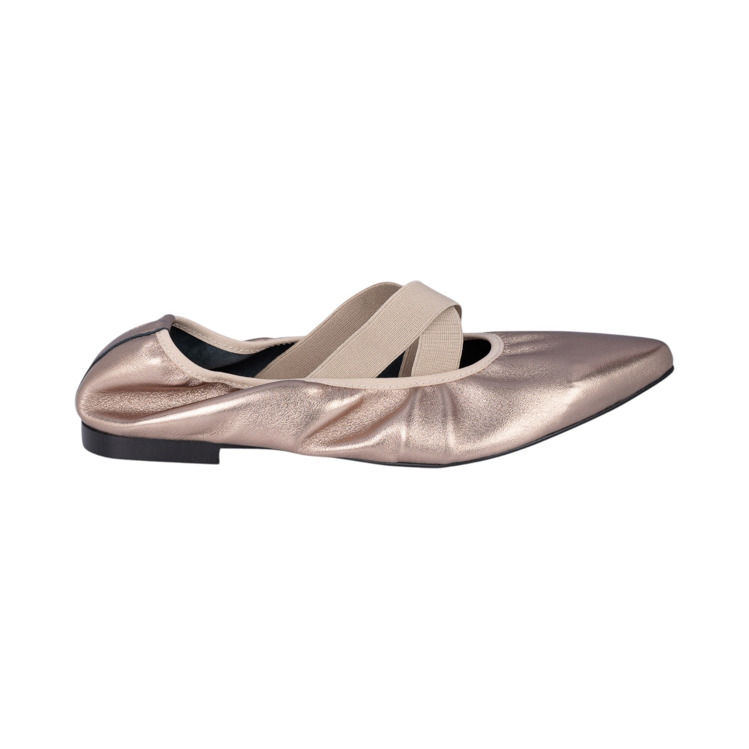 Dolores Promesas Women's Andar Con Tula Ballerina Flats In Gold