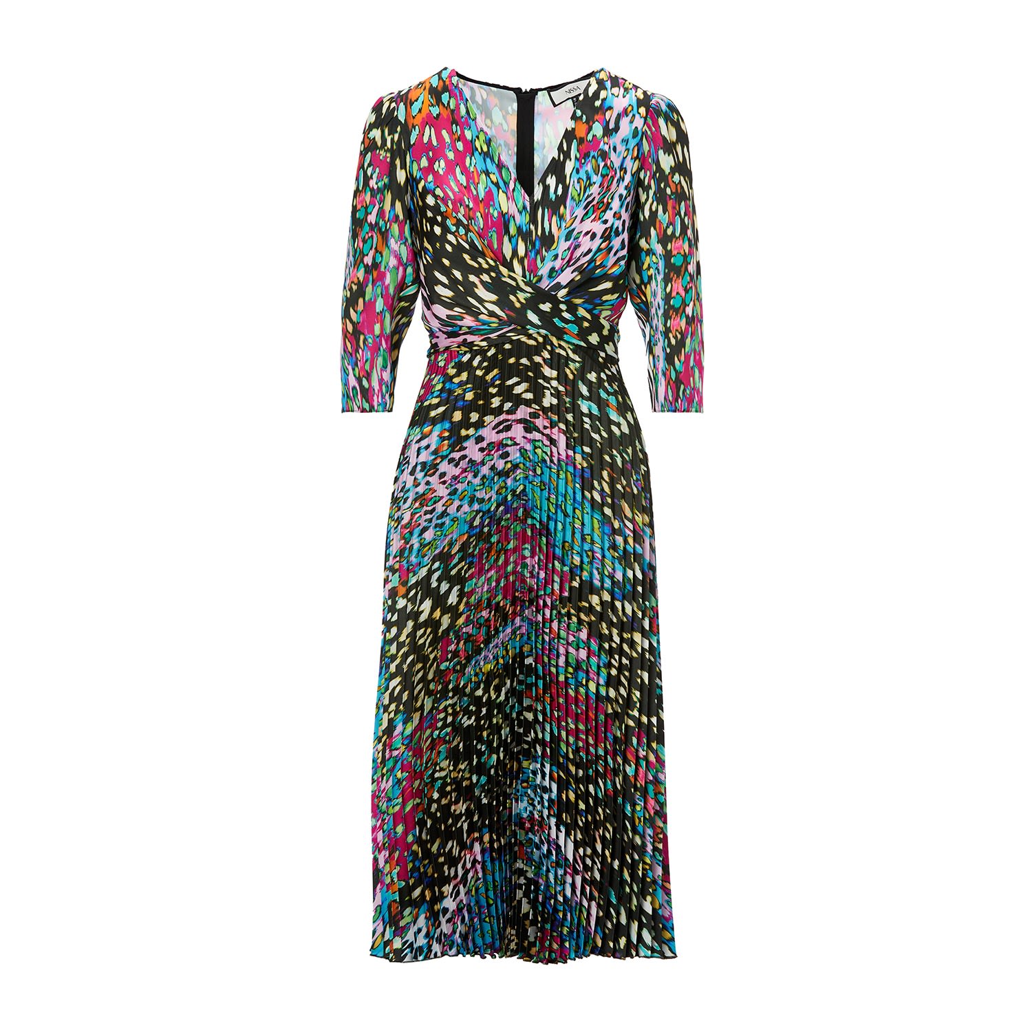 Nissa Women's Dress Printed Pleated