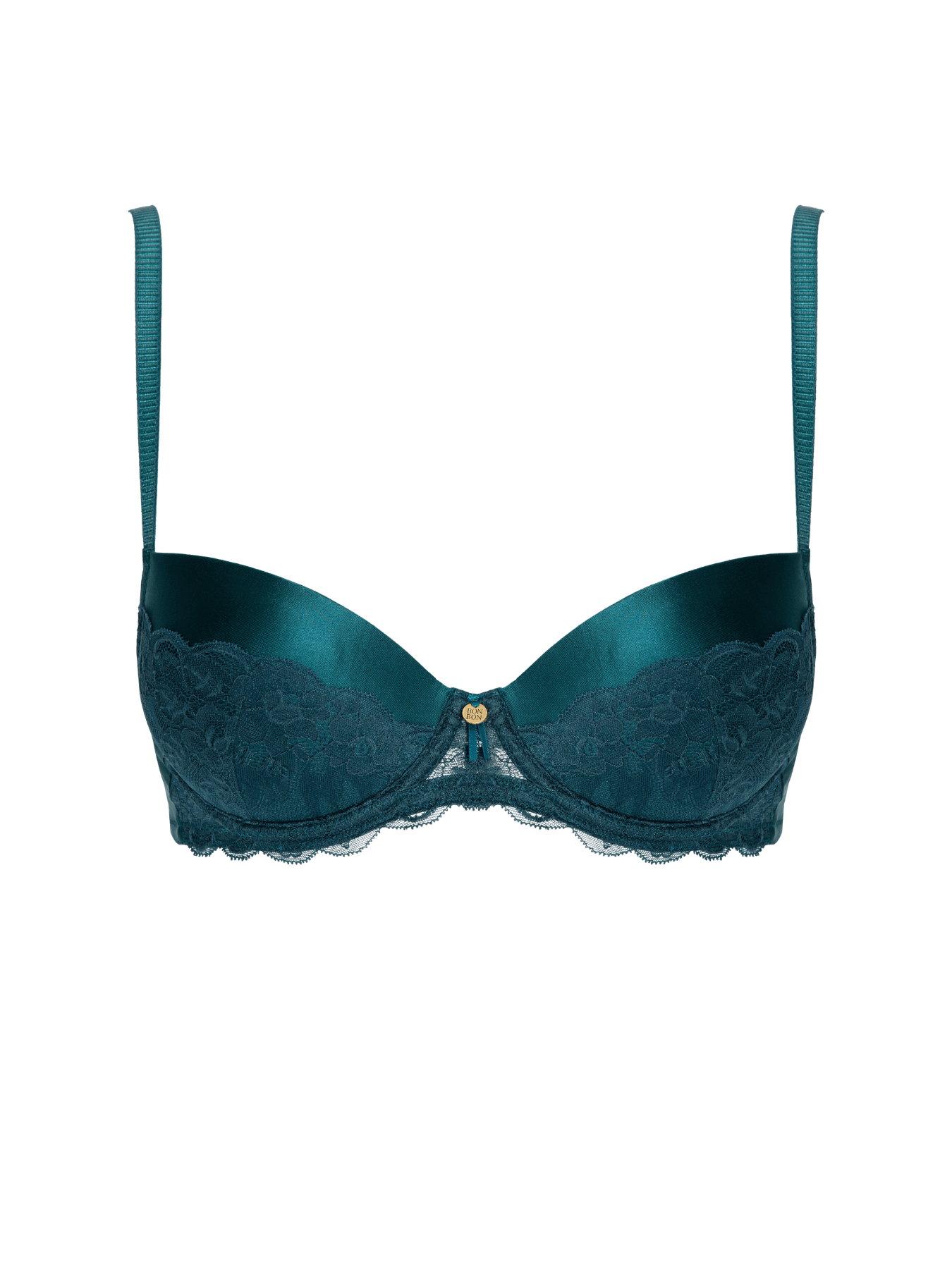 Women’s Green Miss Jolene Push-Up Bra 34C Bonbon Lingerie