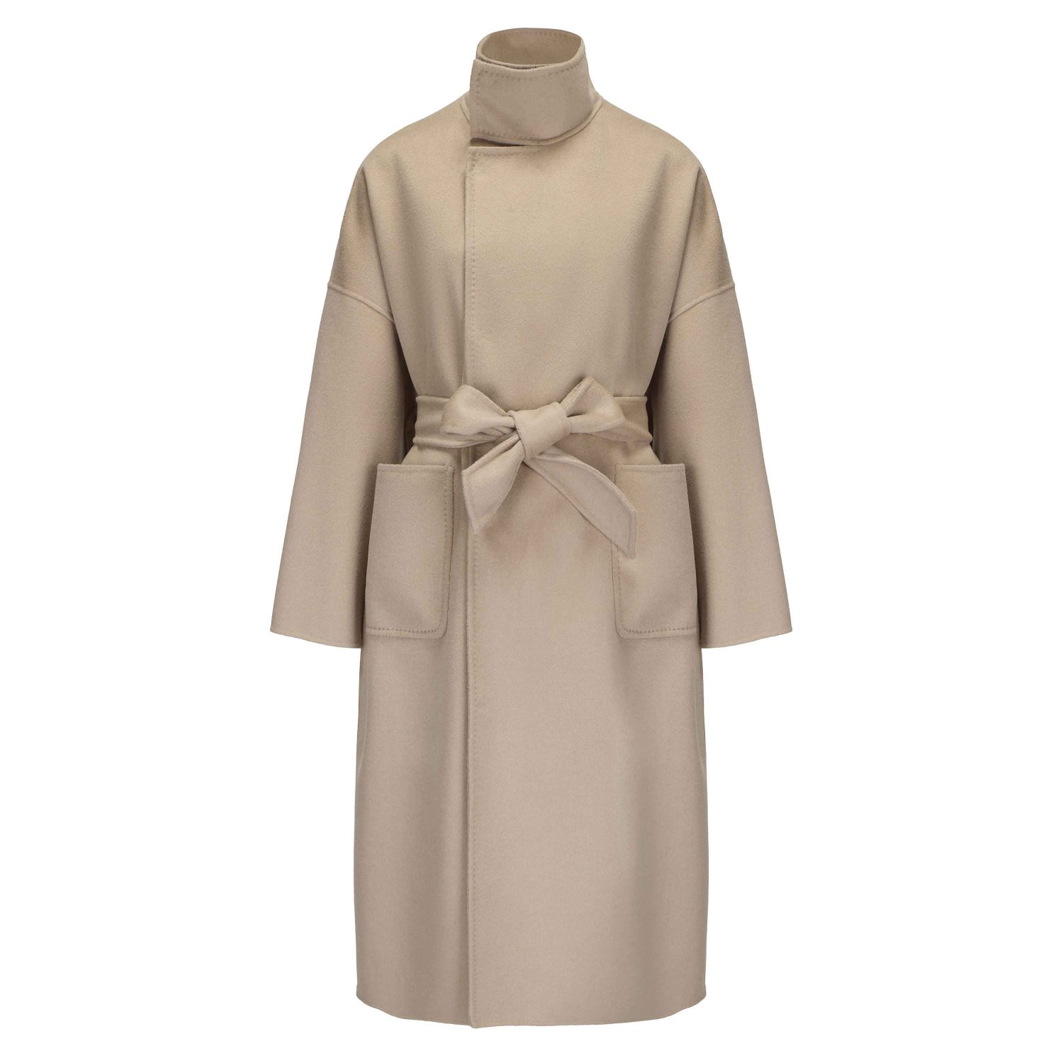 Mute By Jl Women's Neutrals Harlow Angora Wool Blend Coat In Purple