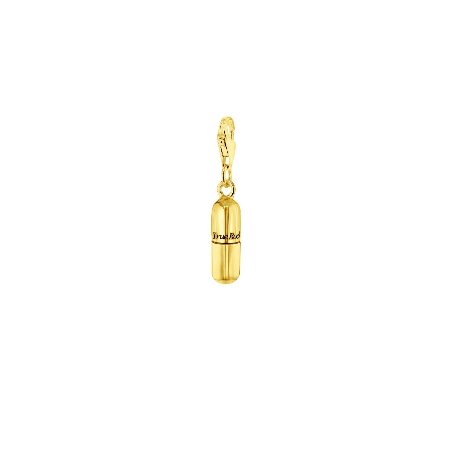 True Rocks Women's 18kt Gold-plated Mini Pill Charm