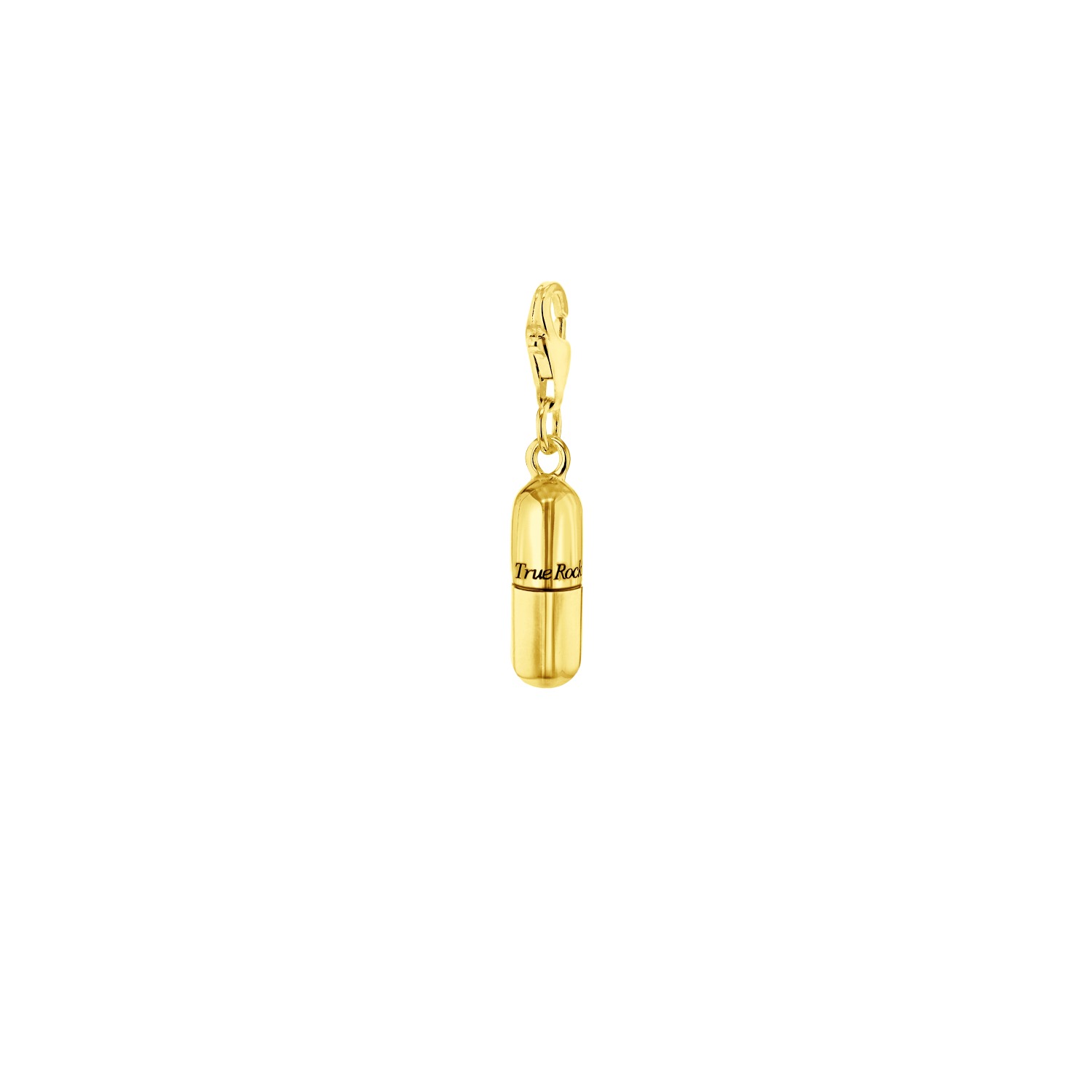 Women’s 18Kt Gold-Plated Mini Pill Charm True Rocks