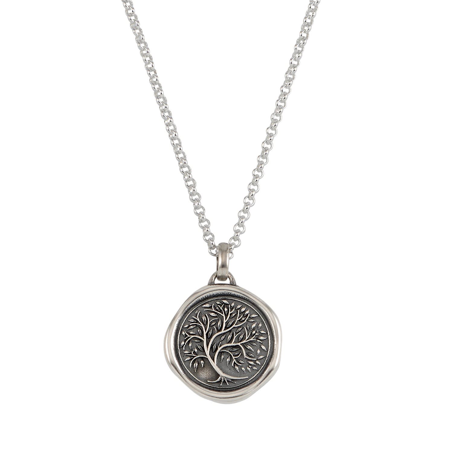 Mens tree shop of life pendant