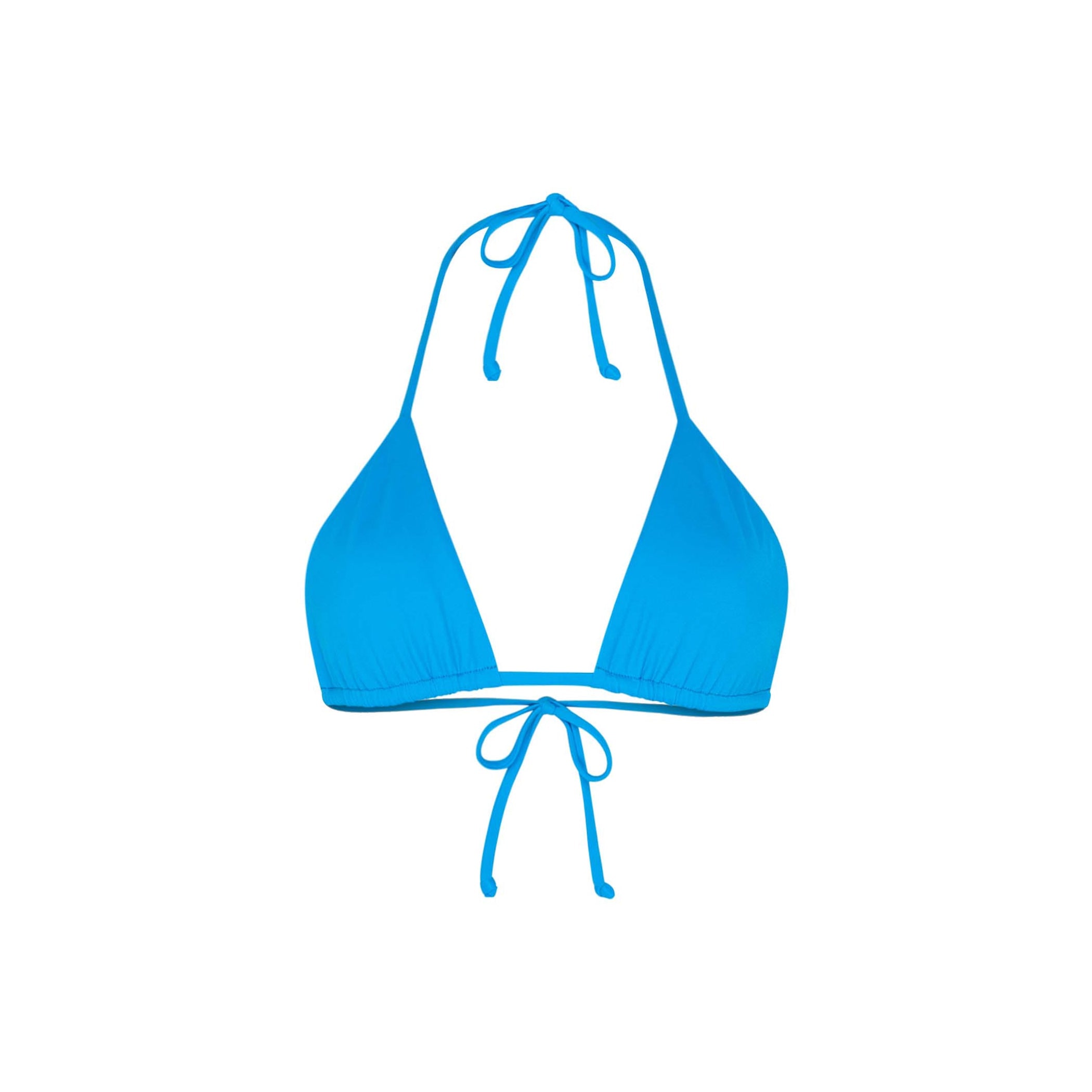 Chaude Swimwear Women's Toni Triangle String Top - Blue Crush In Blue