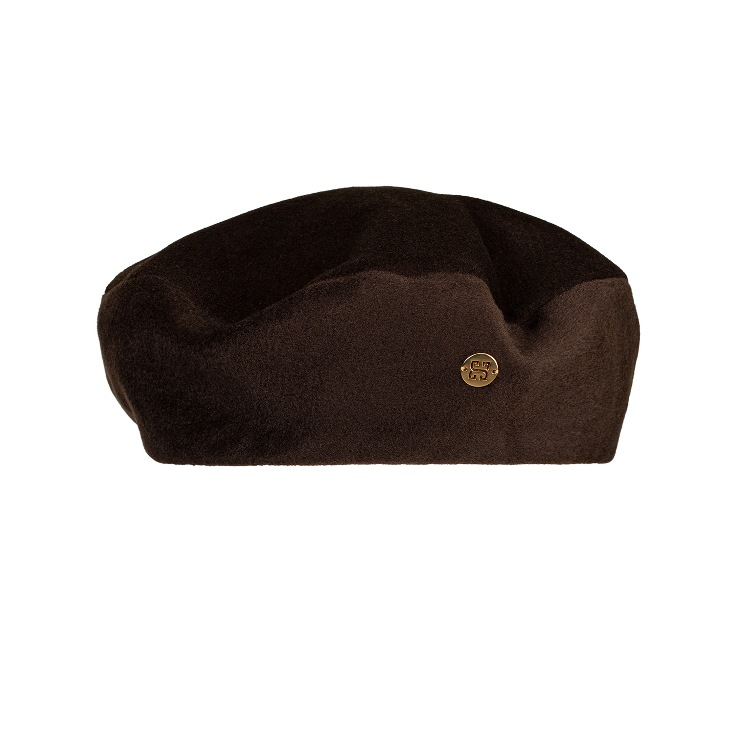 帽子 BERET / BROKEN WOOL / BROWN HEATHER M/L Beret with Cashmere