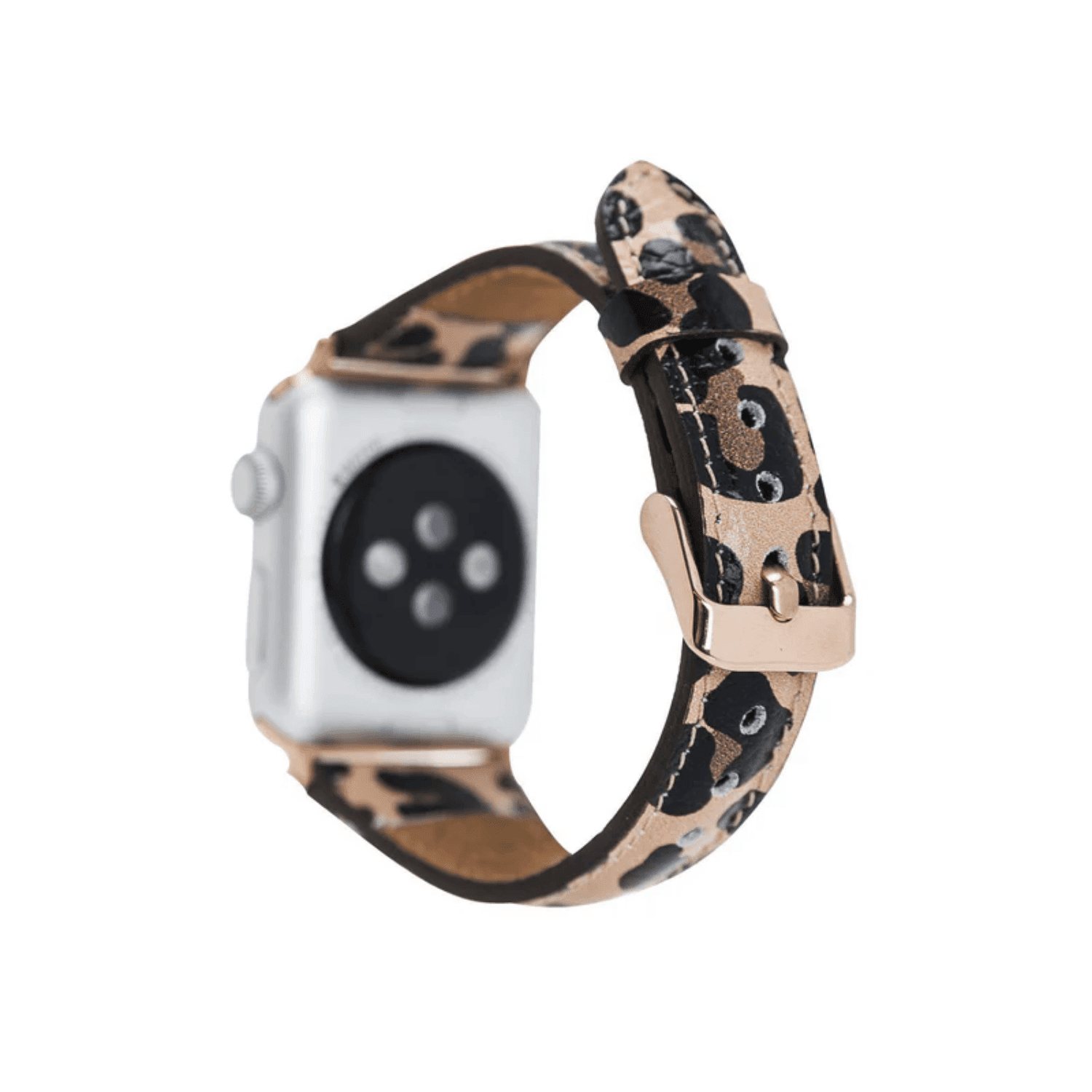 Classic Leopard Print Leather Apple Watch Band - Dallas  display picture 1