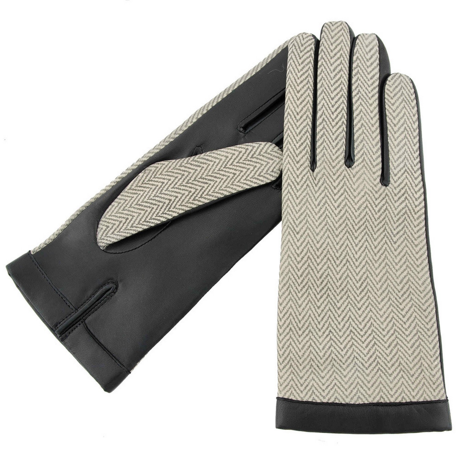 Black Mix / Women Leather Gloves 7" Karma Leather Gloves