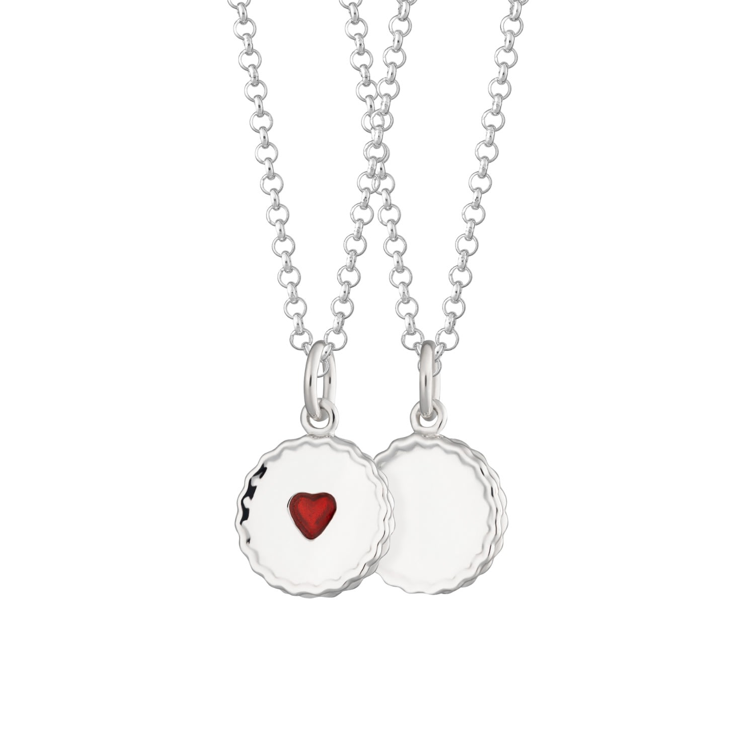 Women’s Sterling Silver Jammie Dodger Necklace Lily Charmed