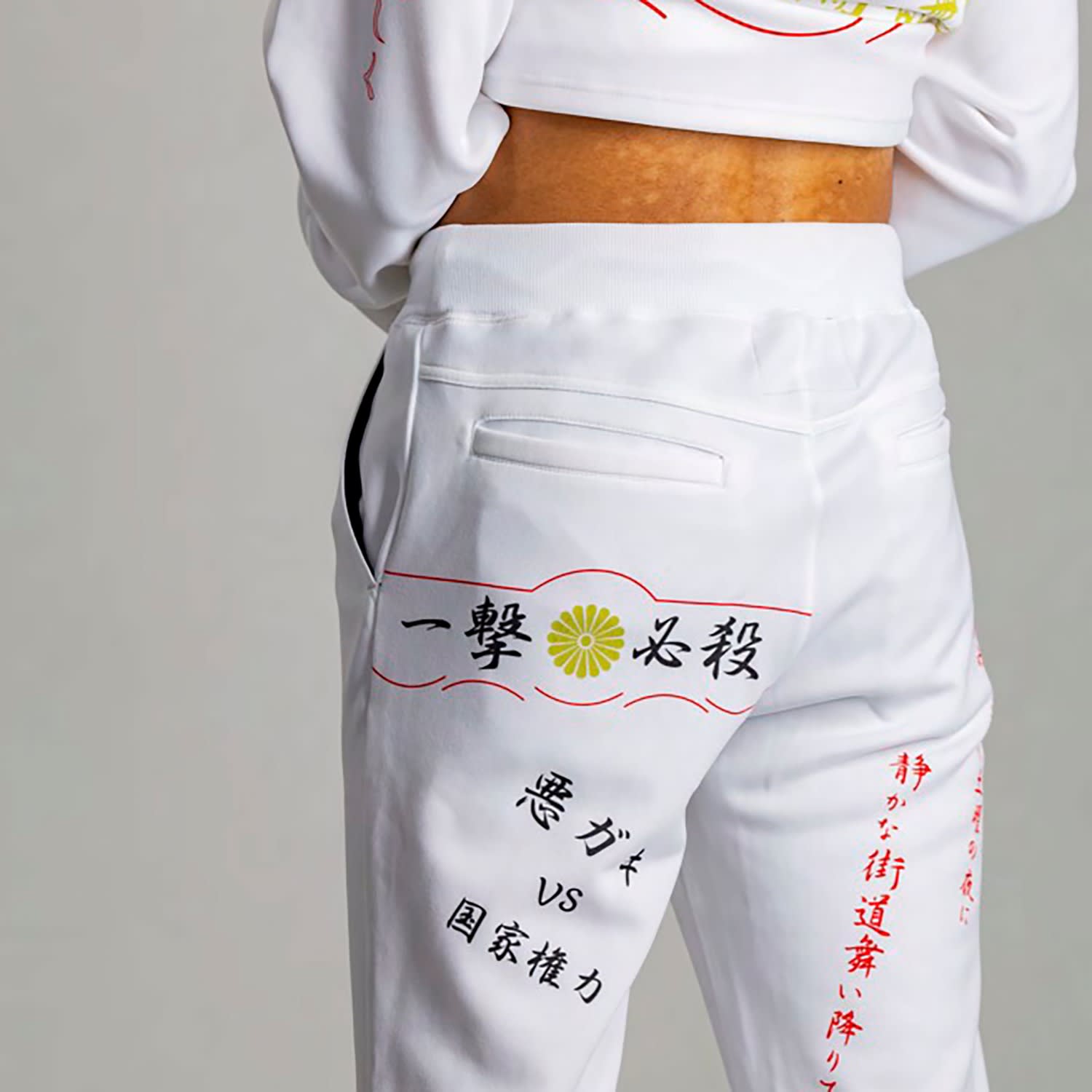 Tokkou Baggy Sweatpants White For Men | TOKKOU | Wolf & Badger