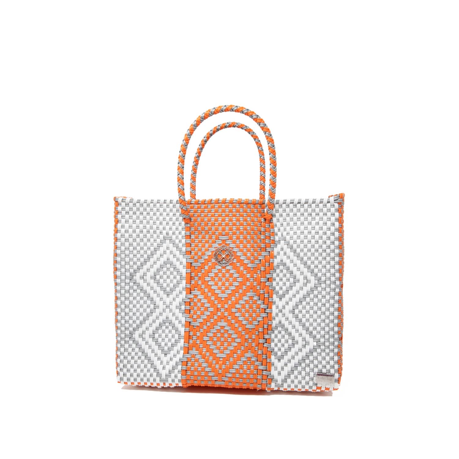 patterned tote bag