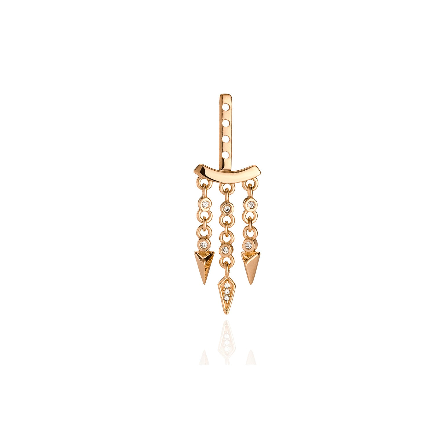 Aaria London Women's Manhattan Earring Jacket Gold