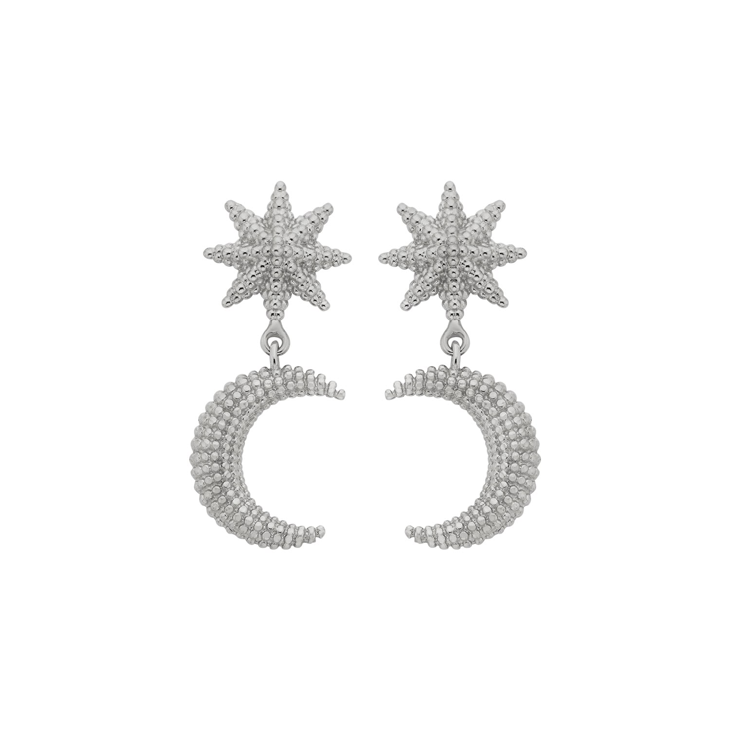 Zoe And Morgan Women's Moonlight Earrings Silver